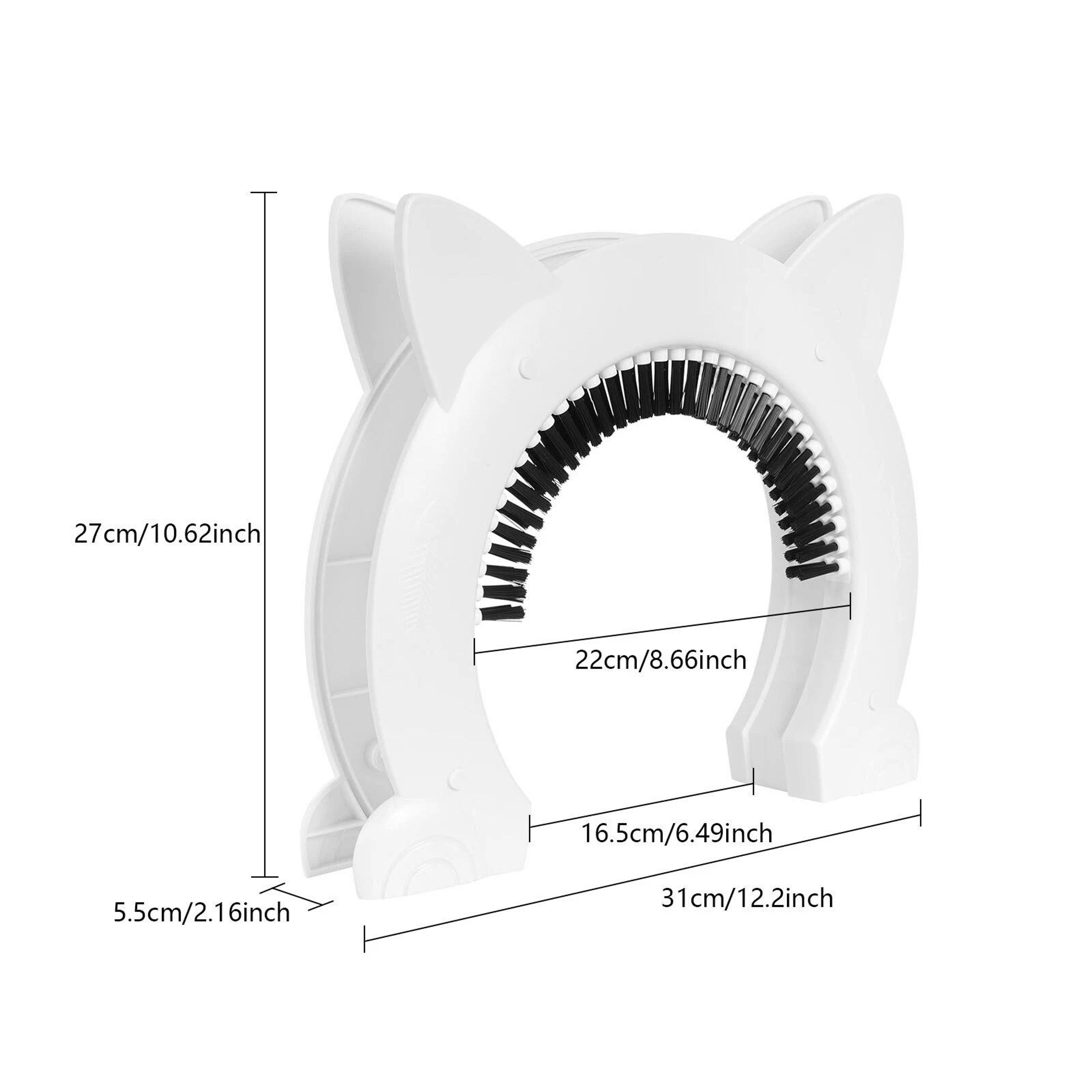 Indoor Cat Door With Brush For Large Cats And Small Pets 10
