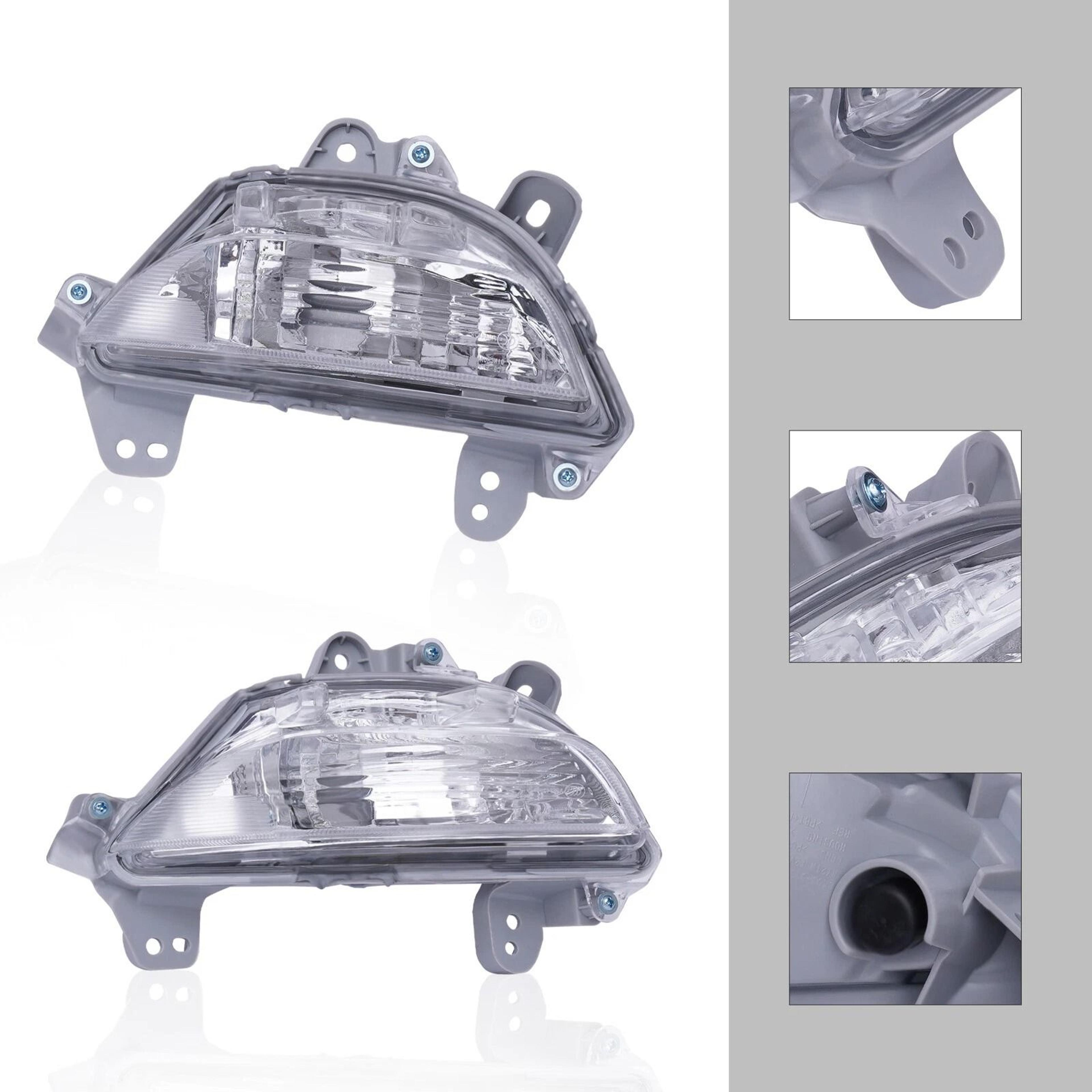 Mazda Turn Signal Lights Front Bumper Halogen Lamp Pair 4