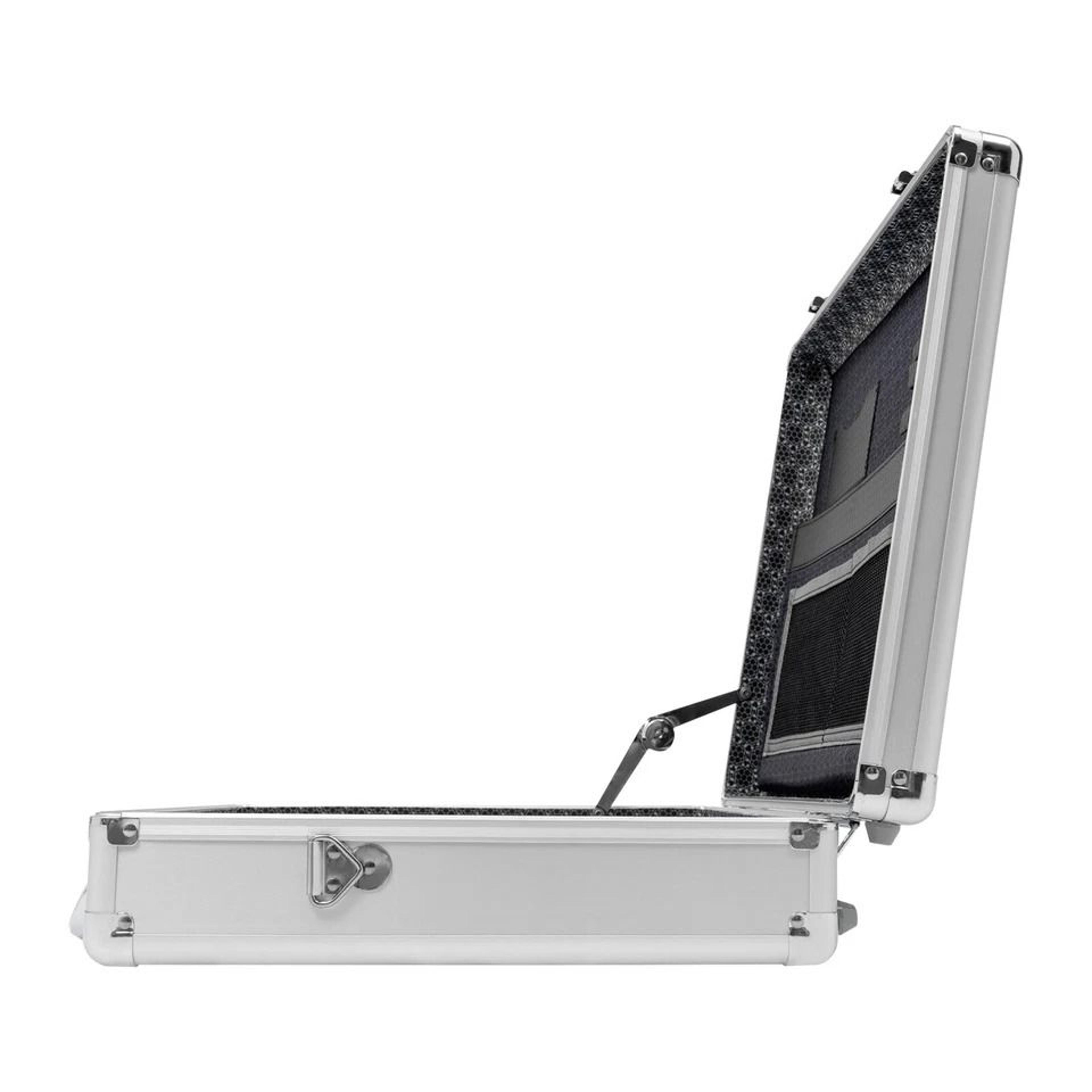 Aluminum Locking Briefcase With Combination Lock And Laptop Storage 8