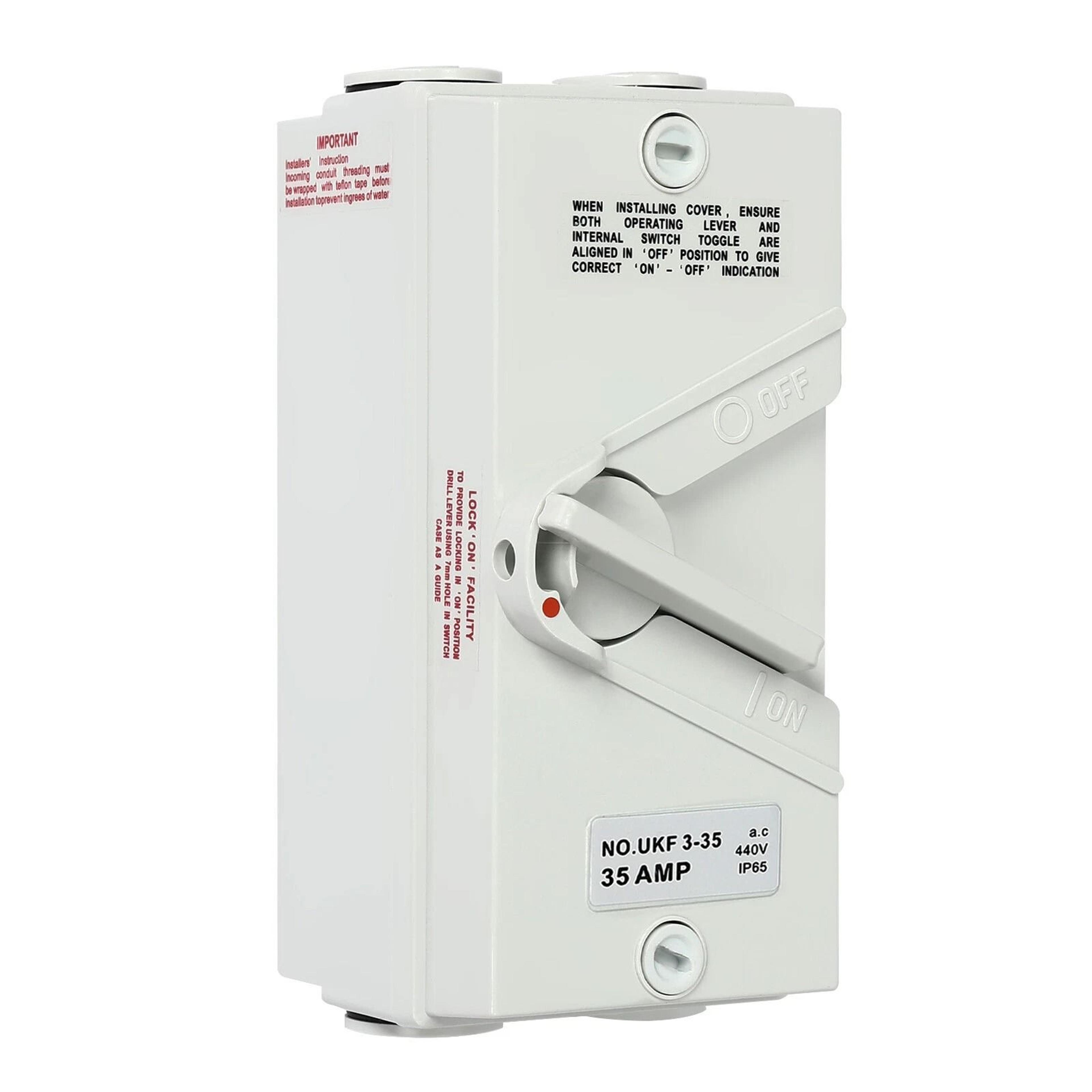 waterproof position isolation disconnect switch