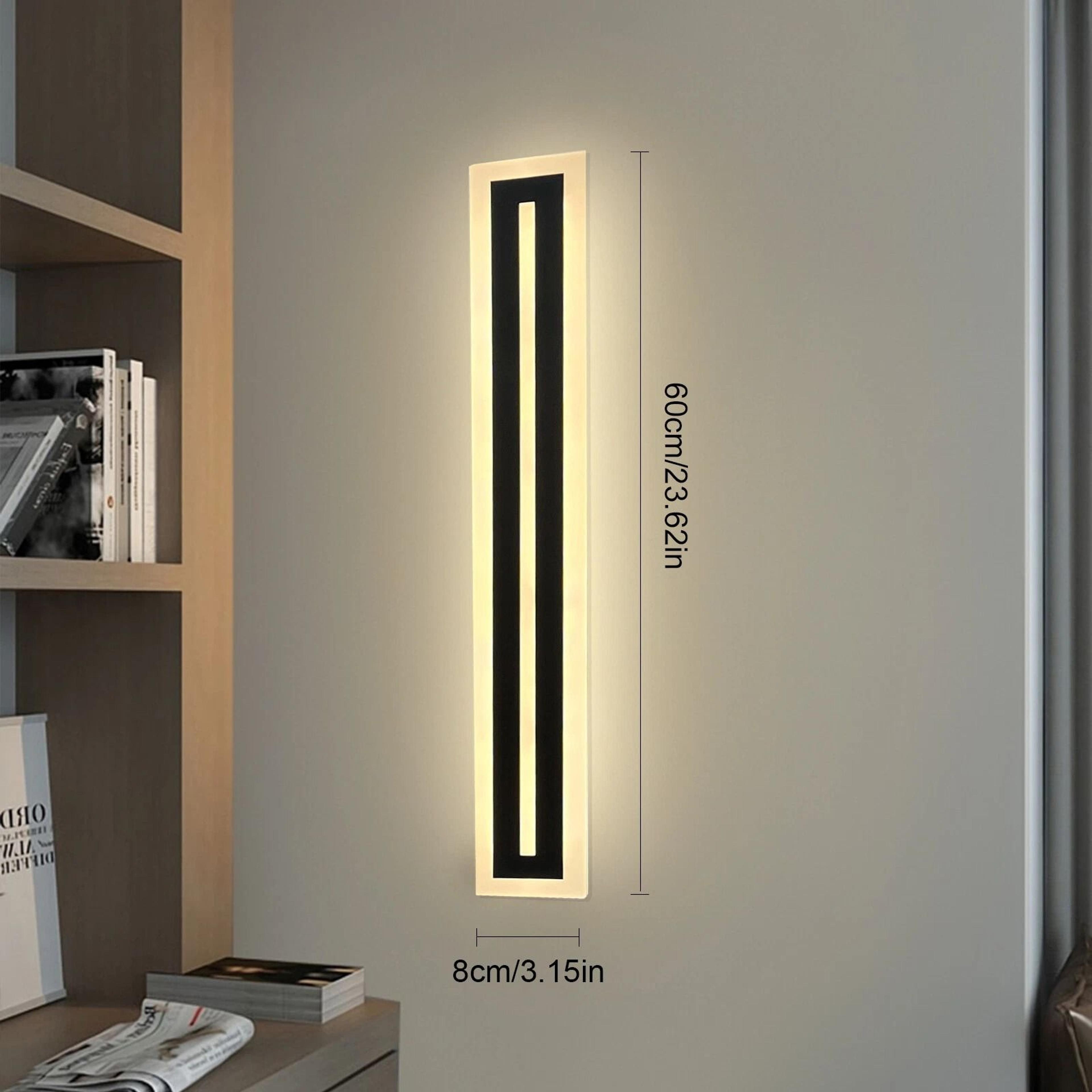 Waterproof LED Wall Sconce Modern Long Strip Exterior Light 1