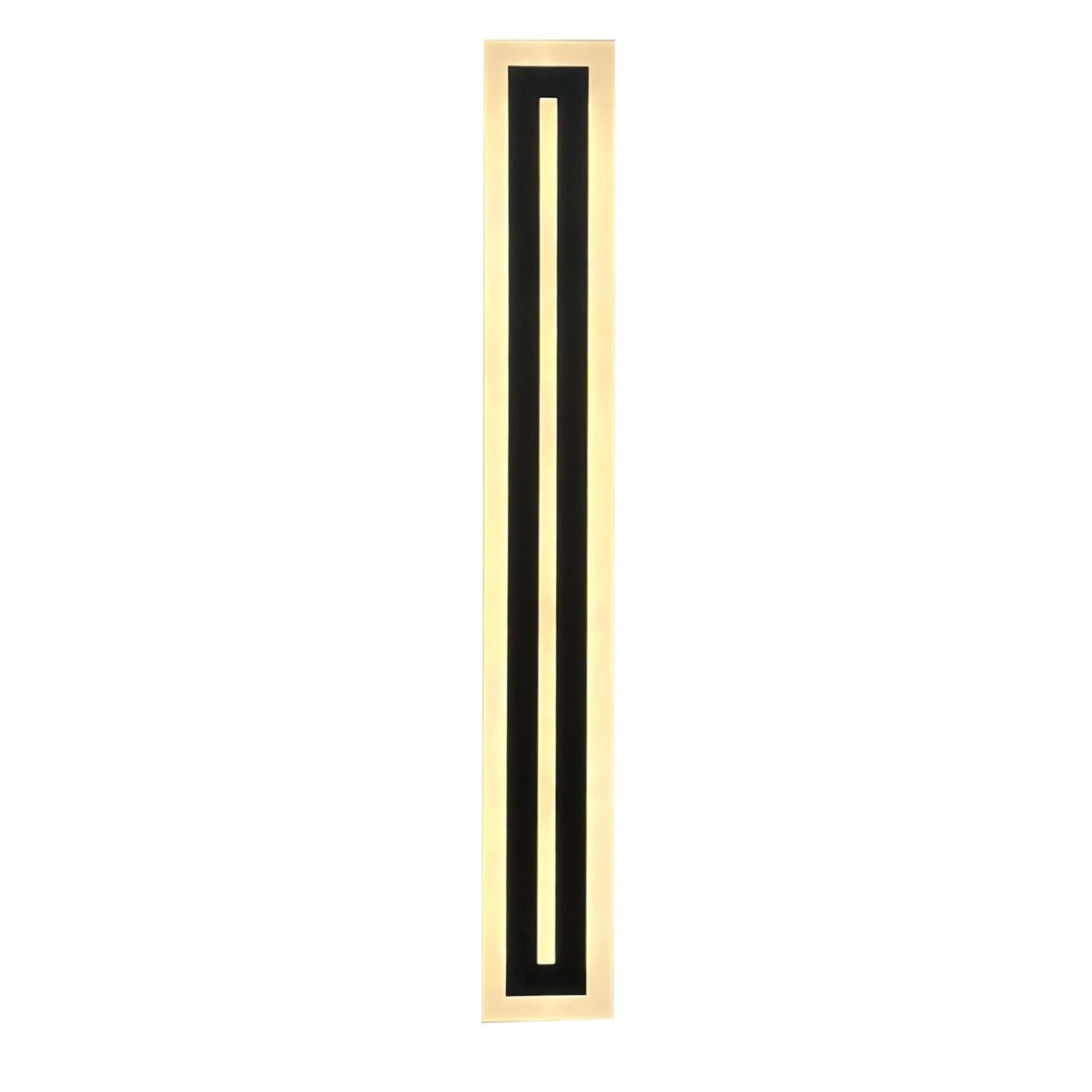 waterproof led wall sconce modern long strip exterior light