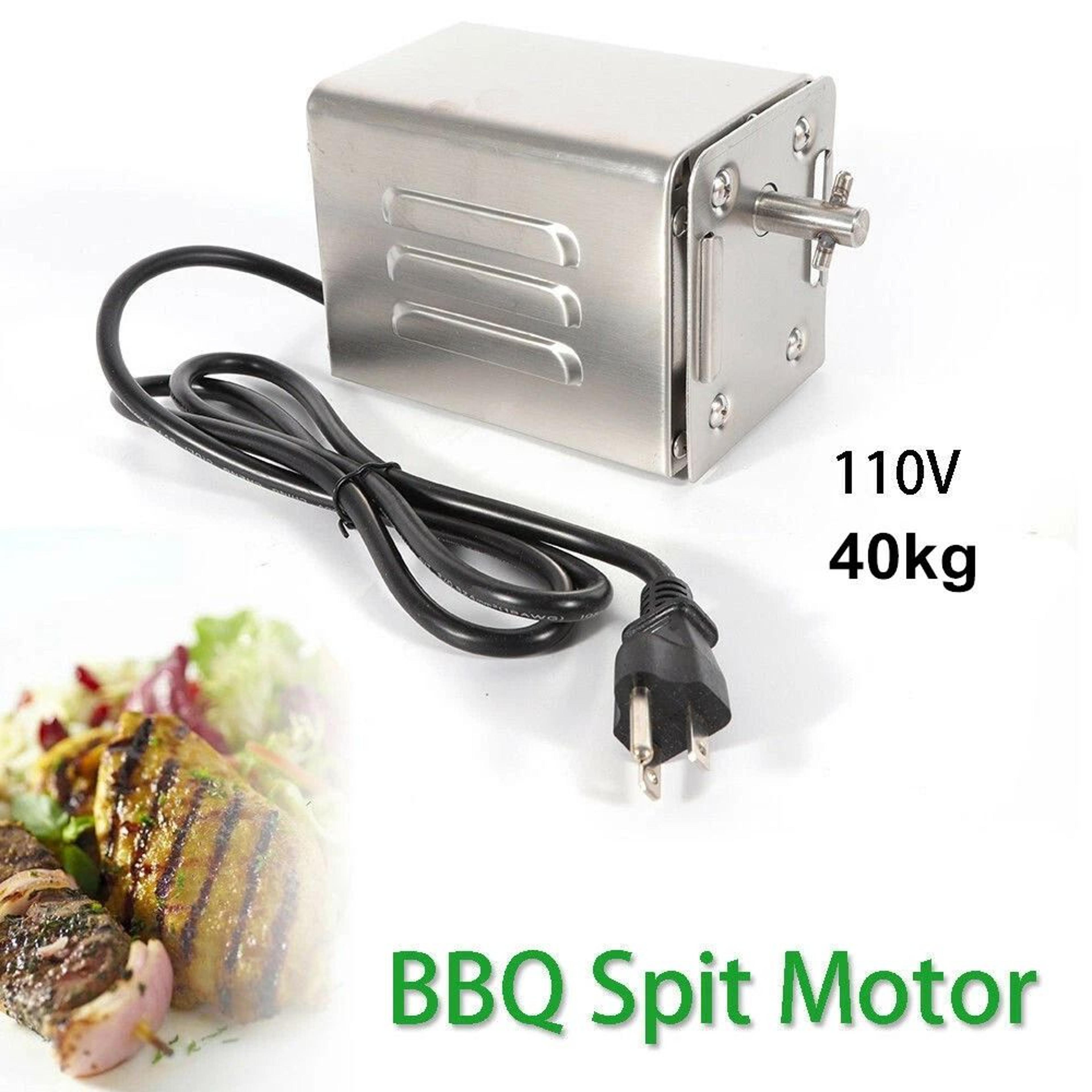 Premium Heavy Duty BBQ Rotisserie Motor Electric Grill Spit Motor For Pig  Large Roasts 6
