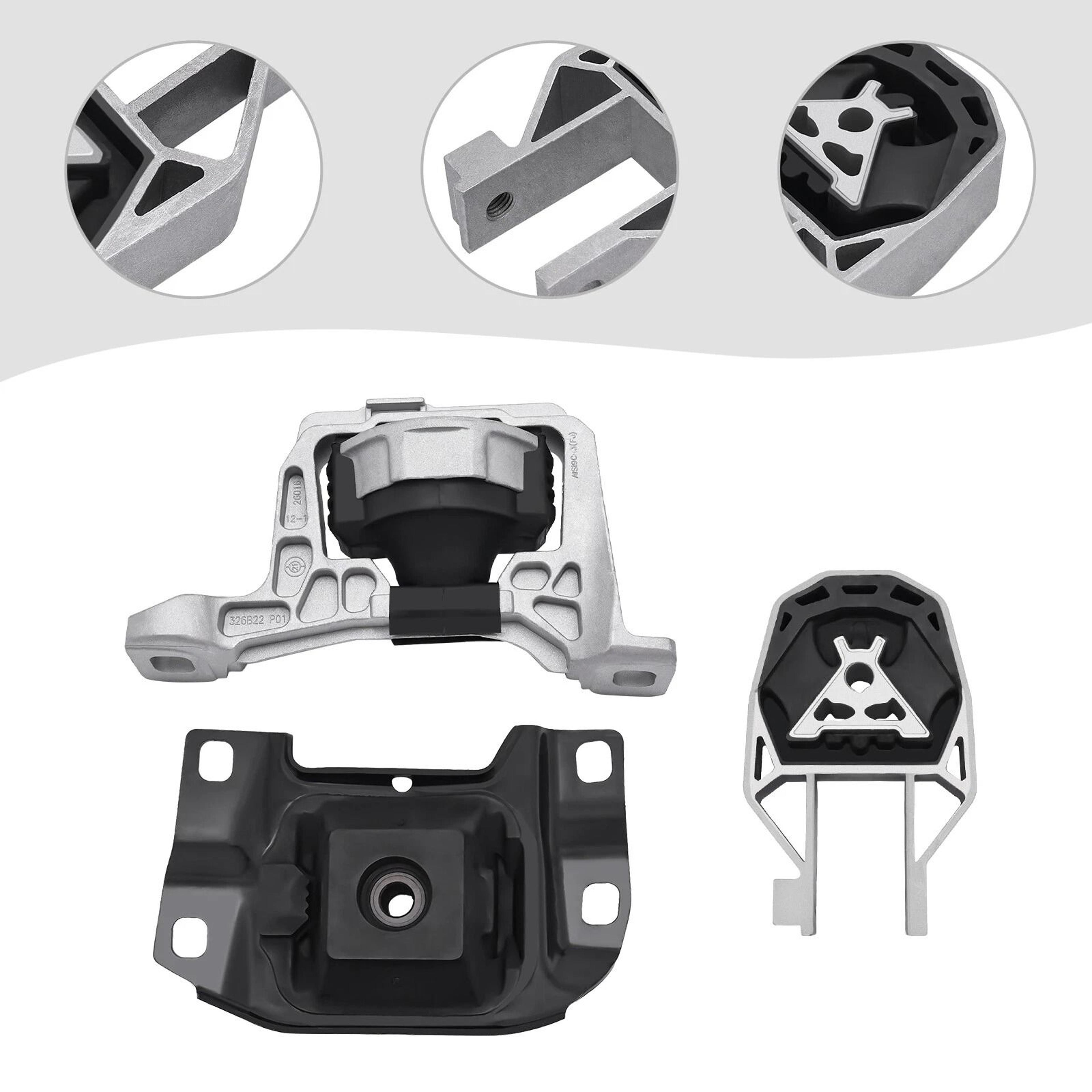 Premium Engine Mount  Transmission Mount Set For Ford Focus S SE SEL Titanium 2