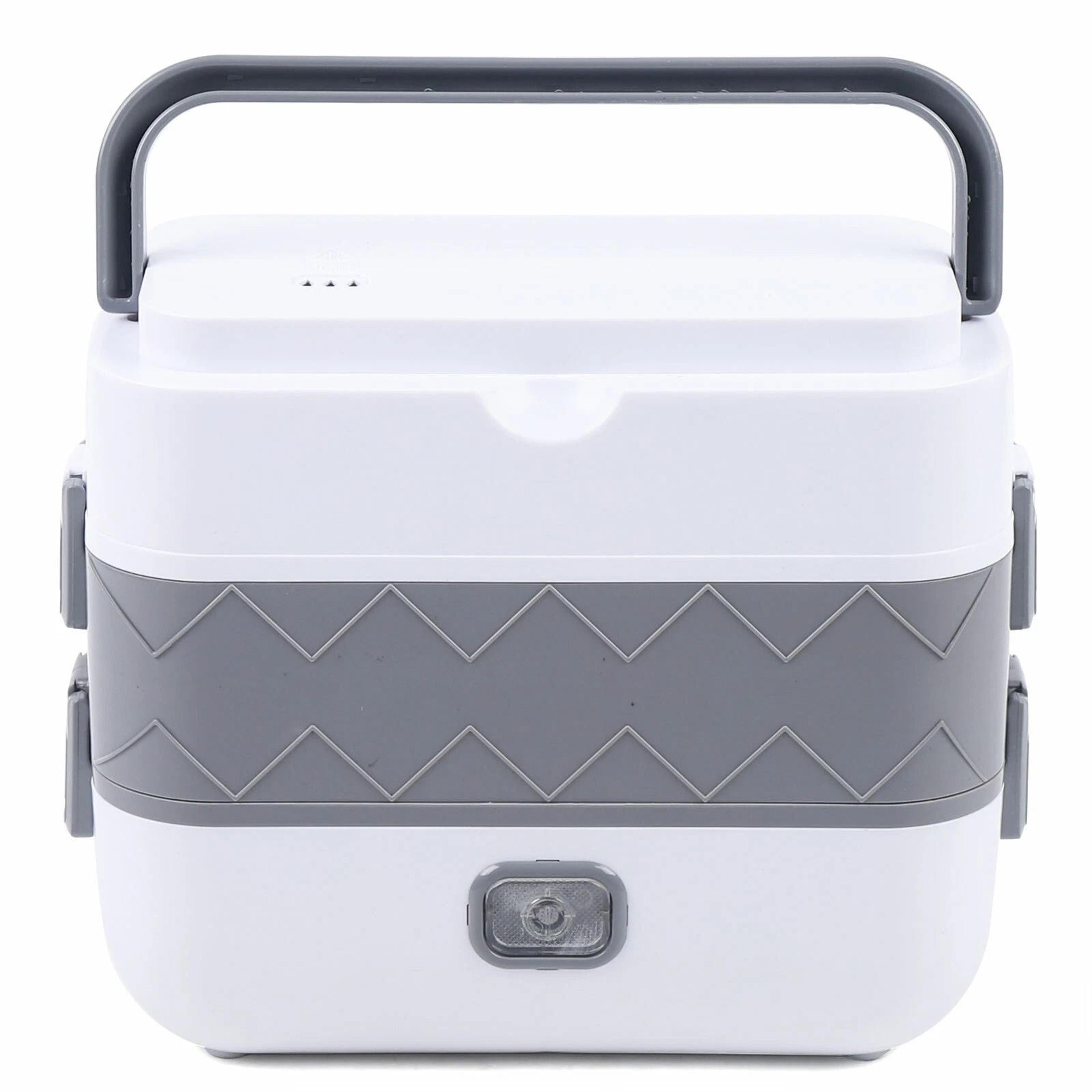 Premium Portable Heated Lunch Box Layer Electric Food Warmer For Work  Travel 15