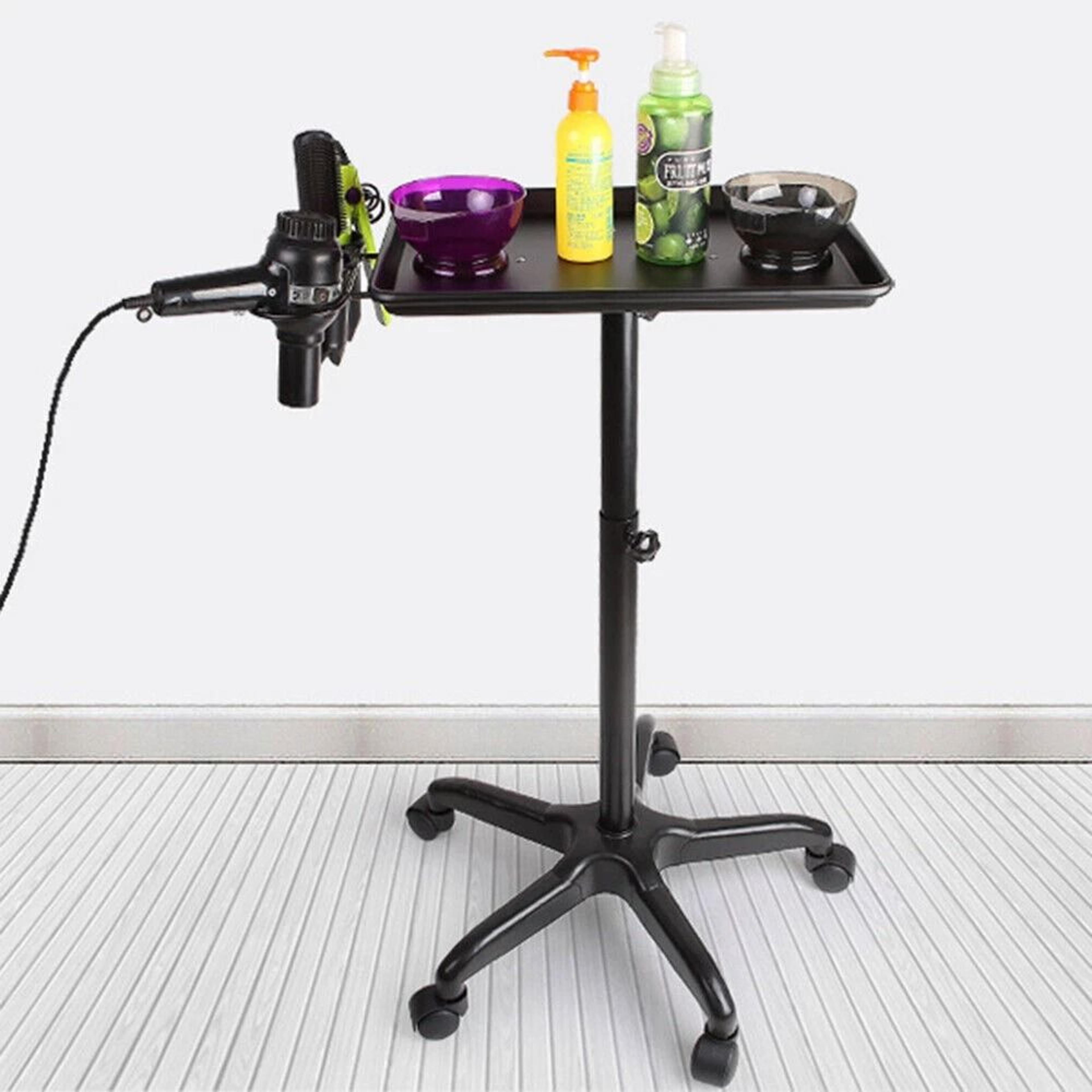 Professional Salon Trolley Cart Adjustable Hairdressing Cart With Tool Tray Organizer 1