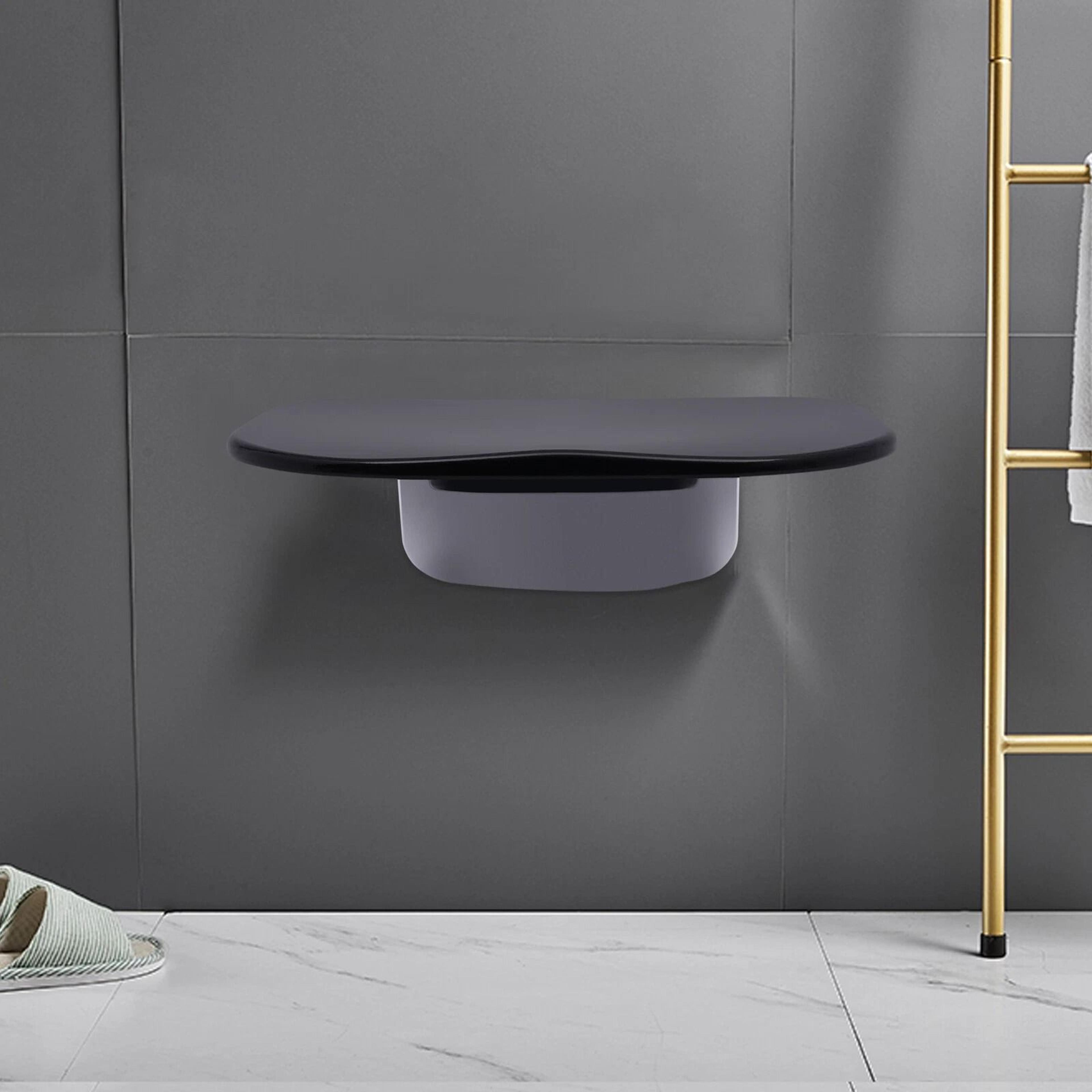 Folding Shower Bench Wall Mounted Bathroom Seat 2