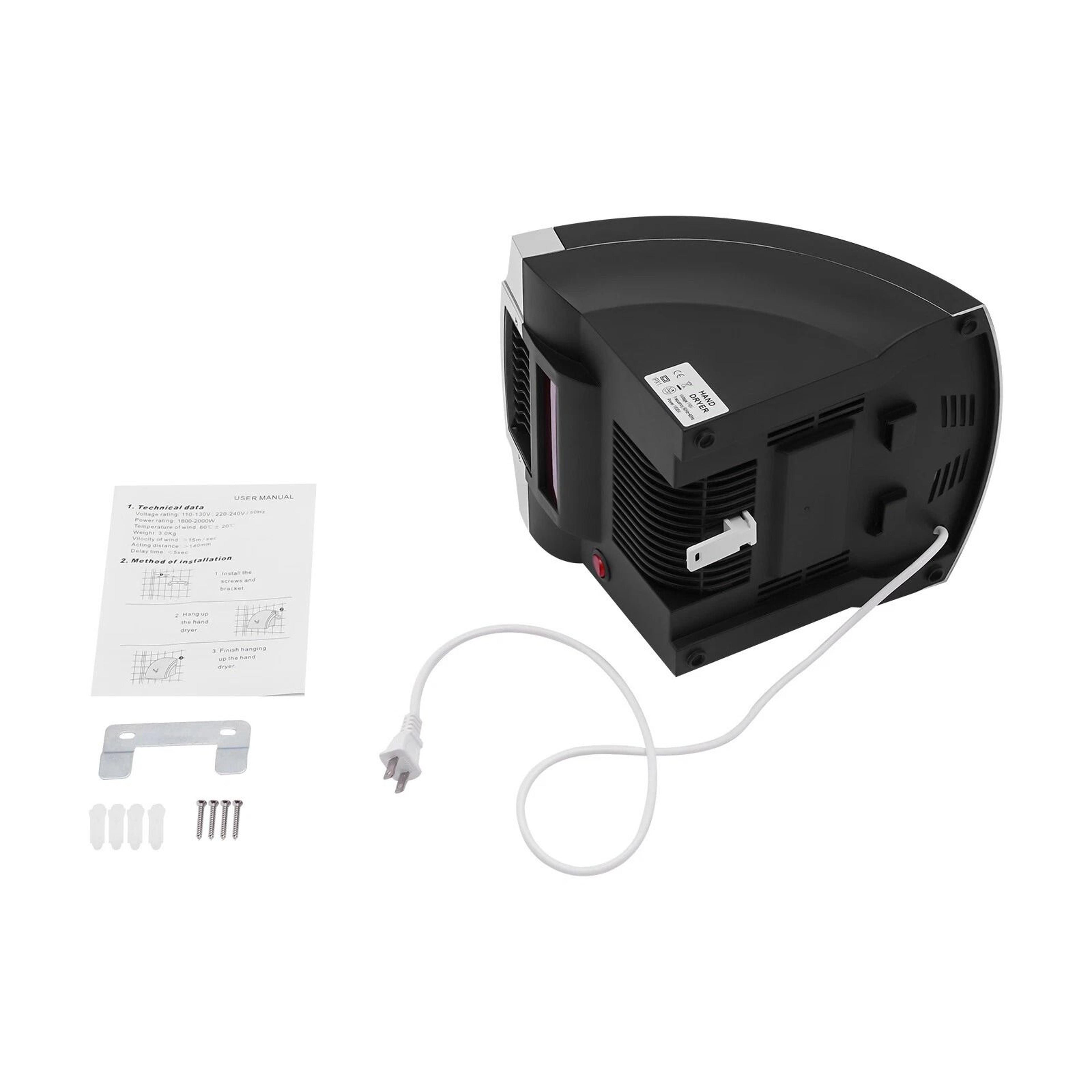 Commercial High Speed Hand Dryer Wall Mount Automatic Hand Dryer 17