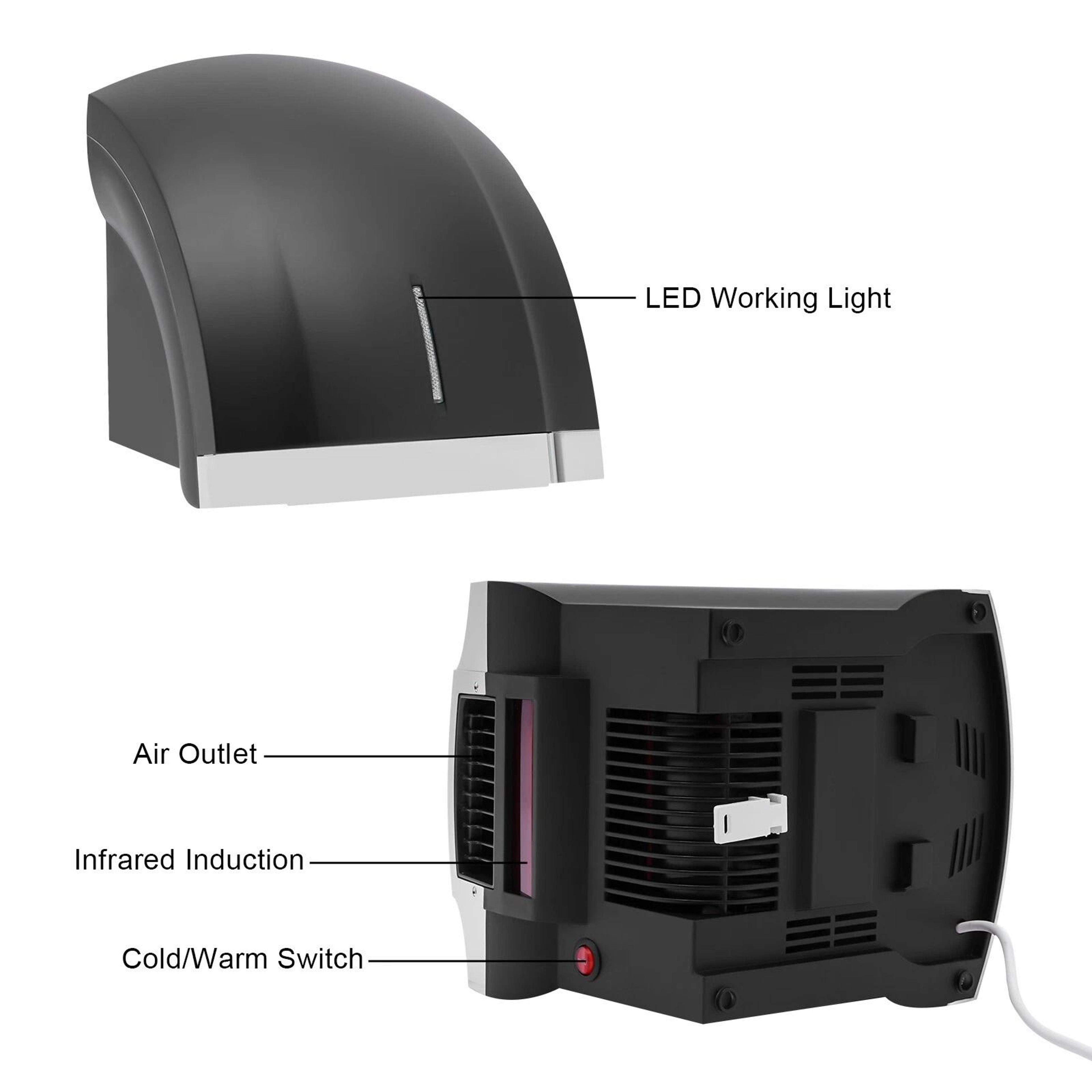 Commercial High Speed Hand Dryer Wall Mount Automatic Hand Dryer 7