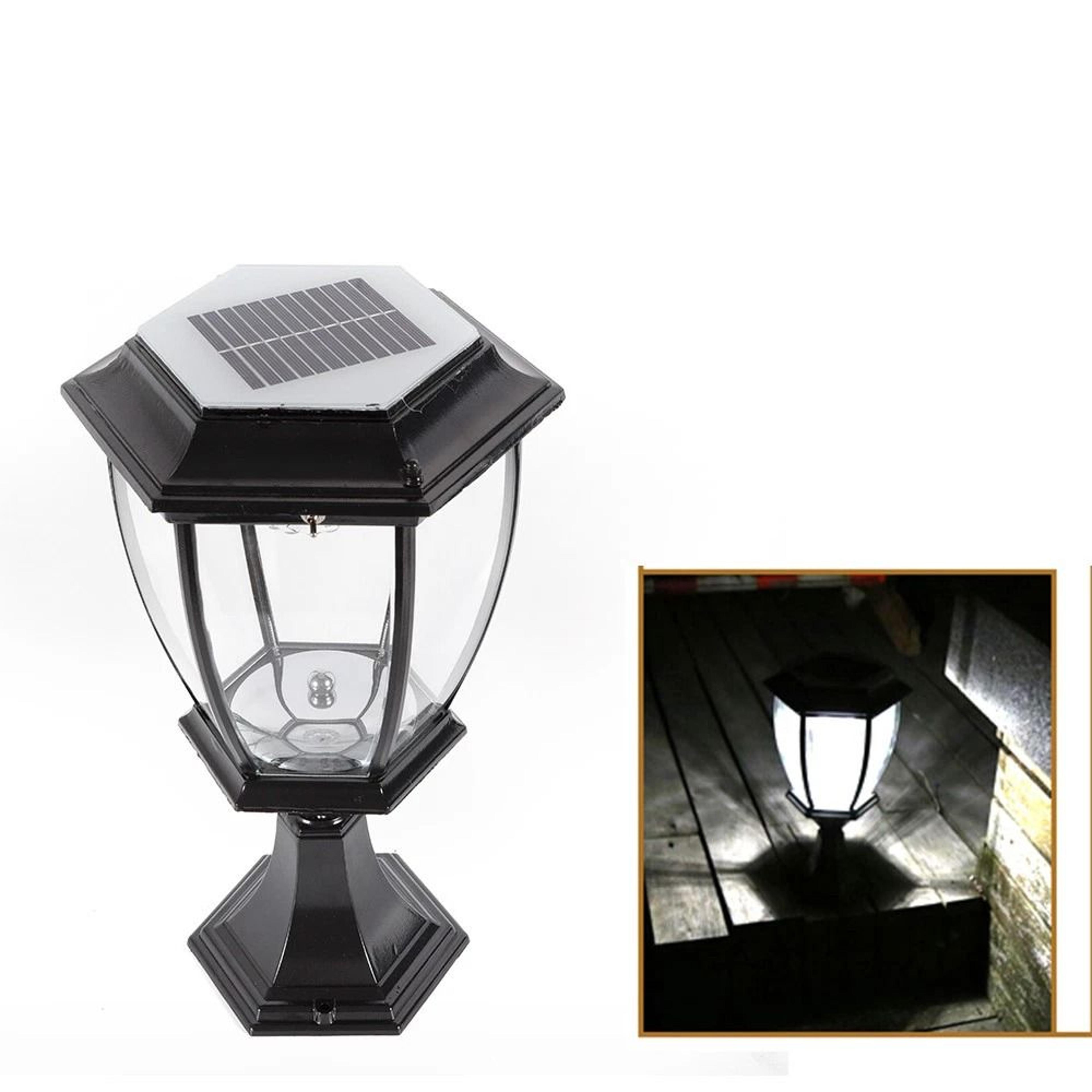 Waterproof LED Solar Pillar Lights Outdoor Yard Solar Outdoor Lights Lantern 2