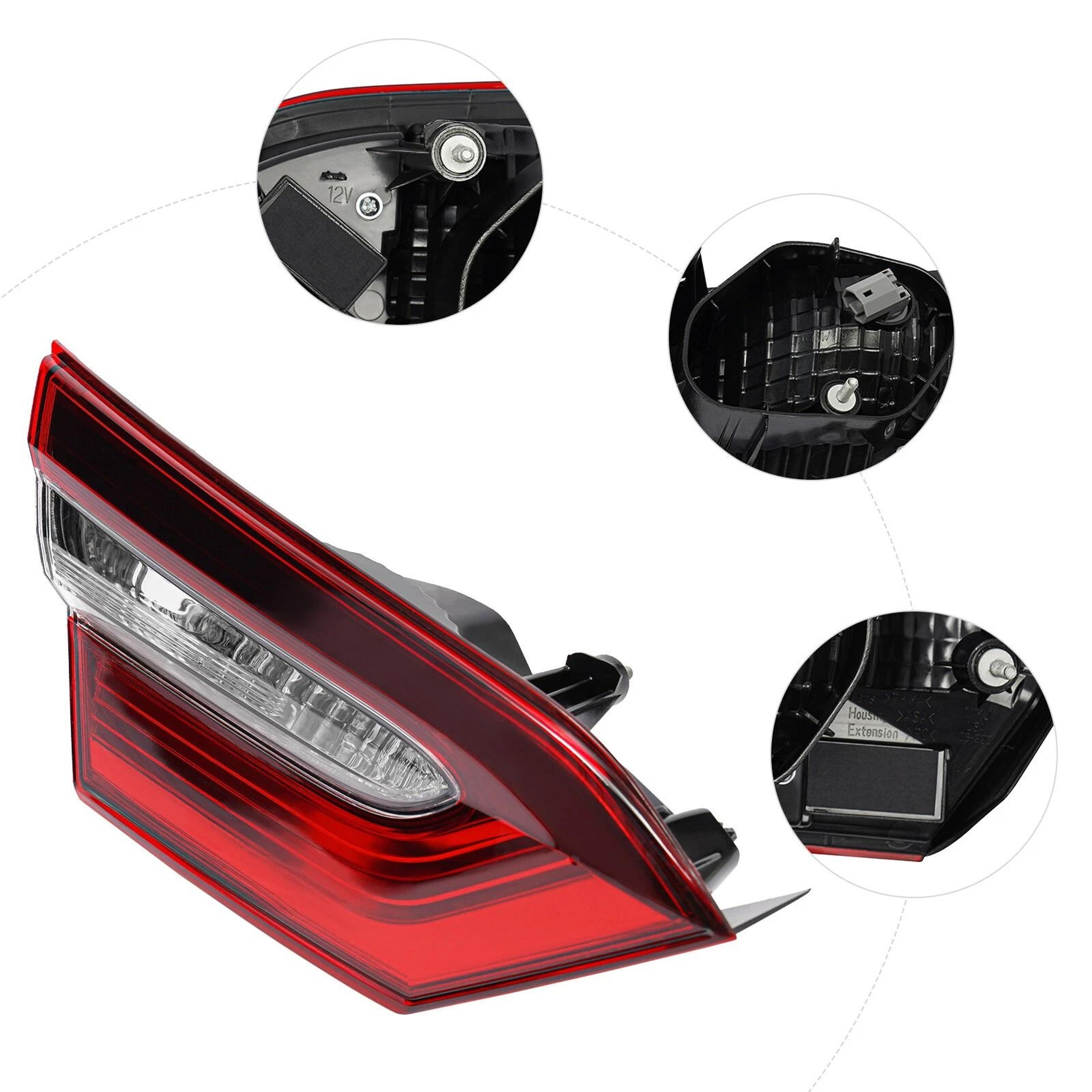 left inner rear tail light for toyota camry le ce durable replacement
