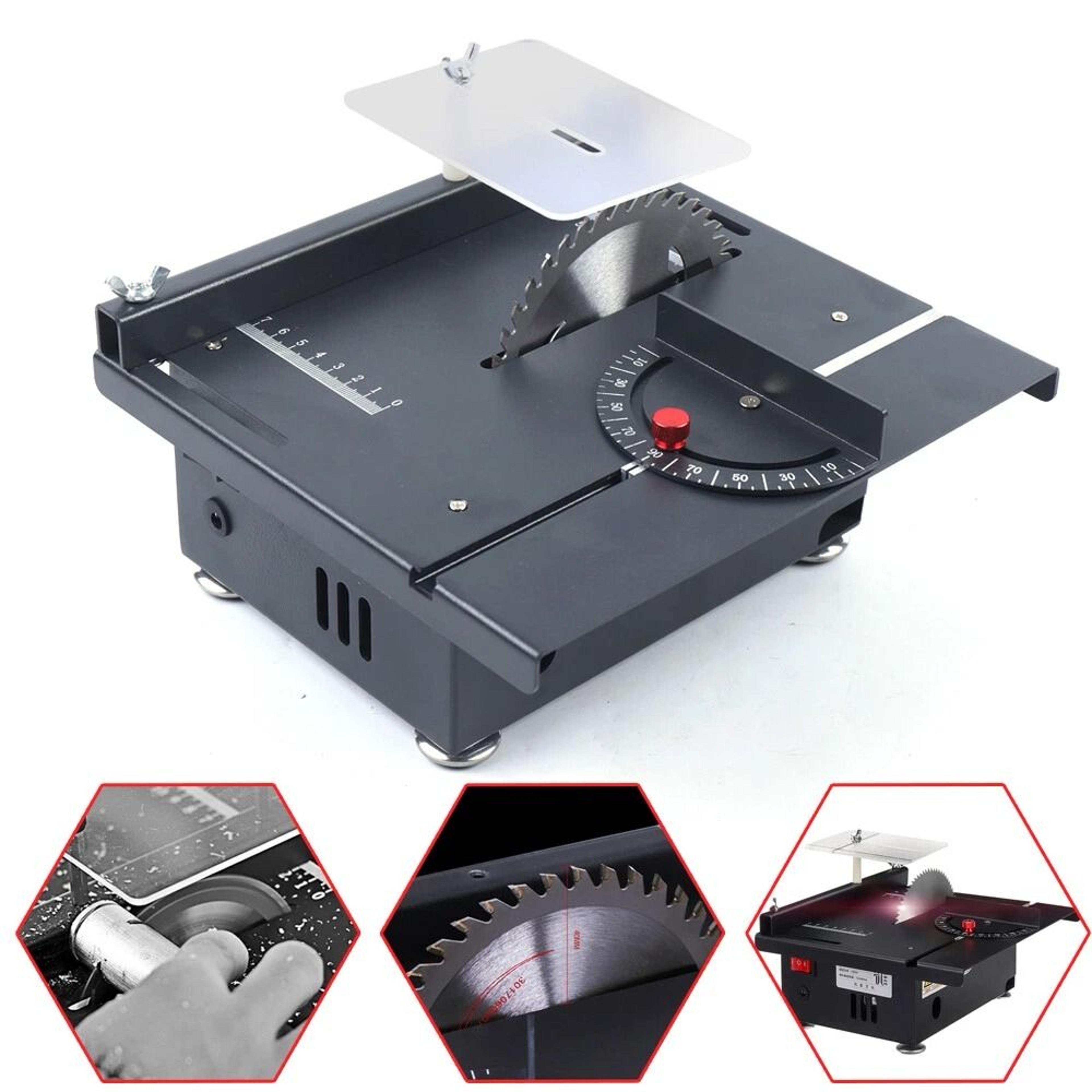 Premium Mini Table Saw Compact Woodworking Bench Precision Cutting Tool For DIY Projects 2