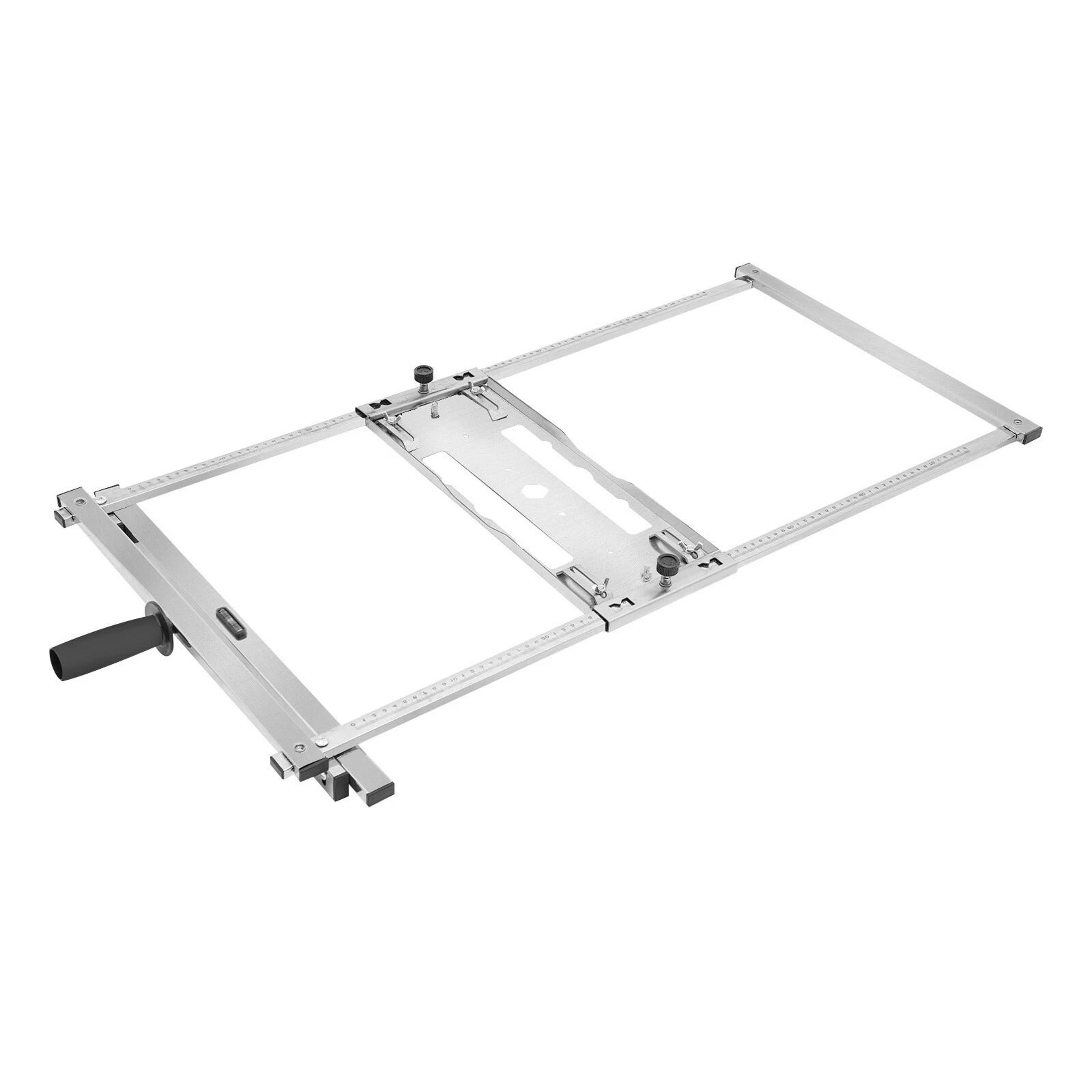 precision circular saw guide with rip cut track for woodworking