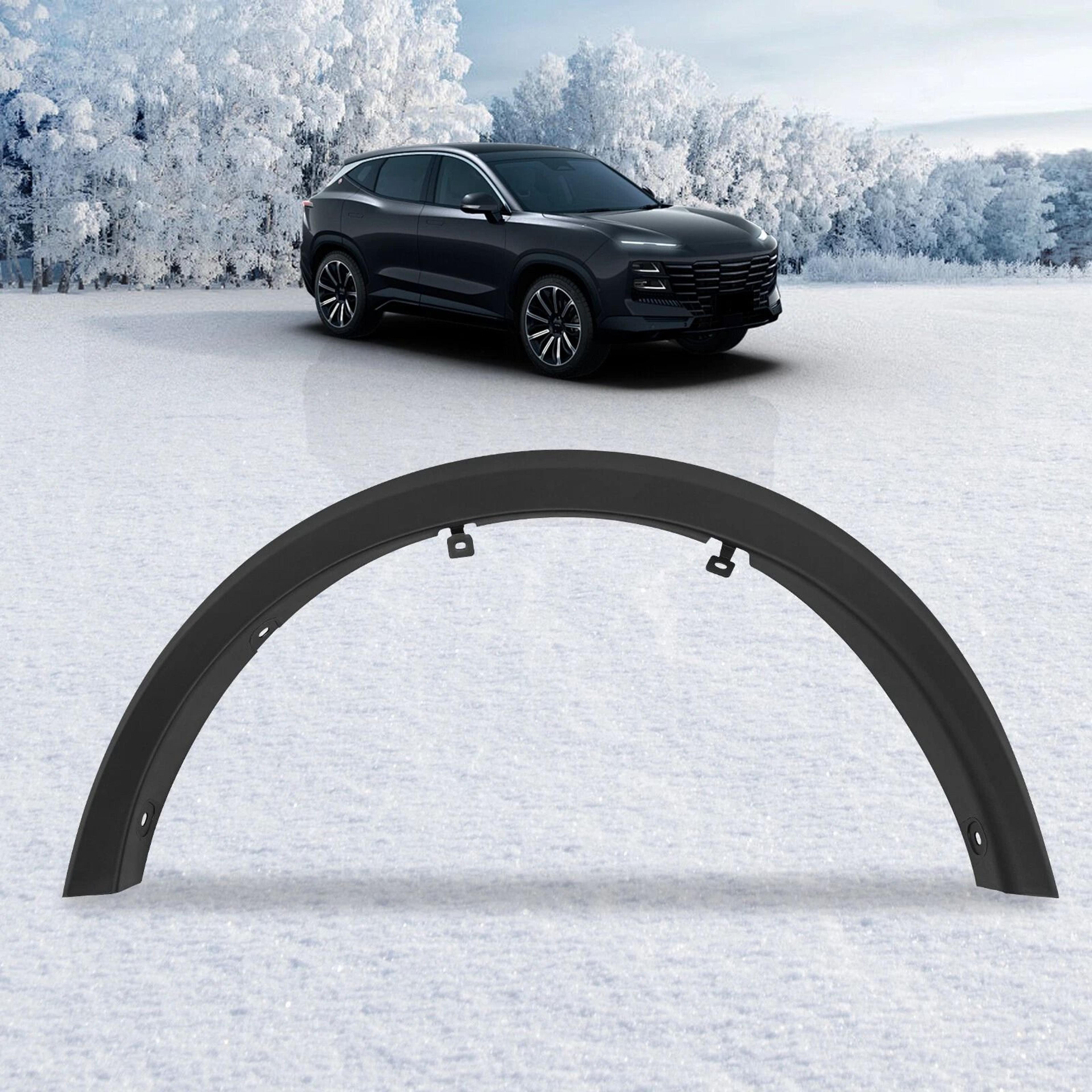premium front right fender trim for nissan kicks durable abs wheel arch molding