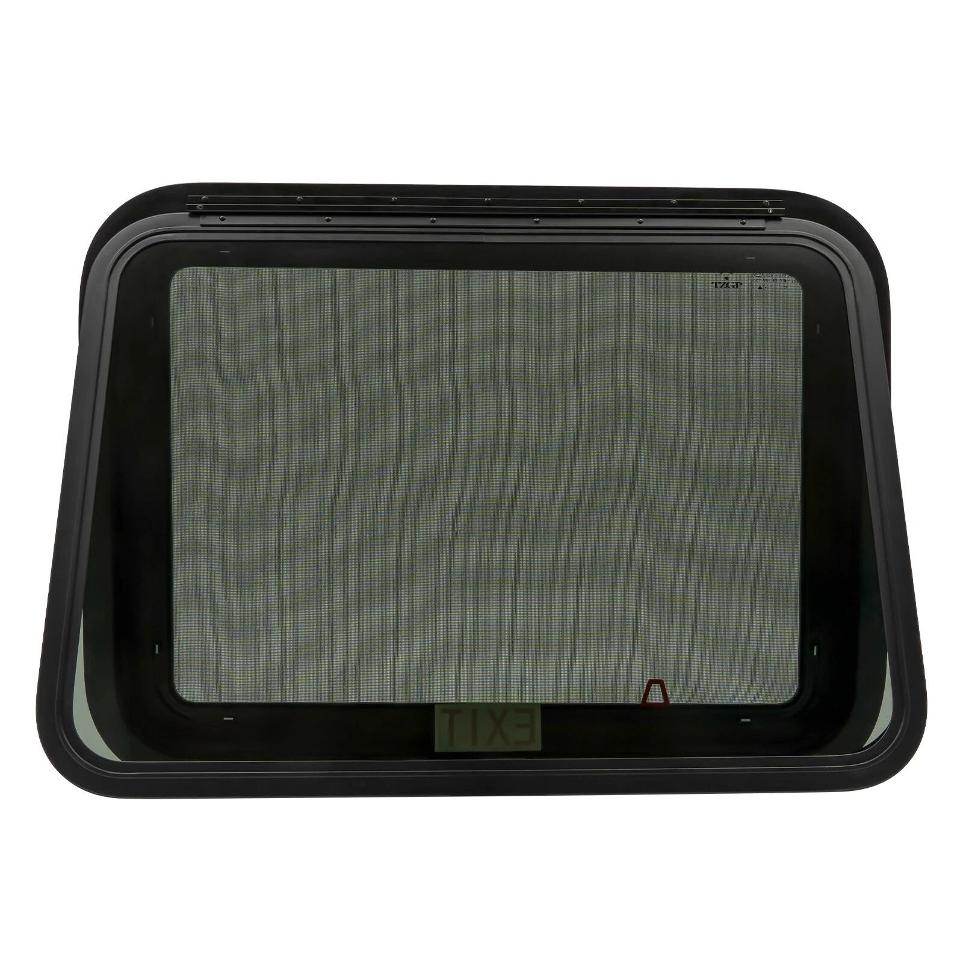rv exit window vent hatch emergency push out trailer replacement