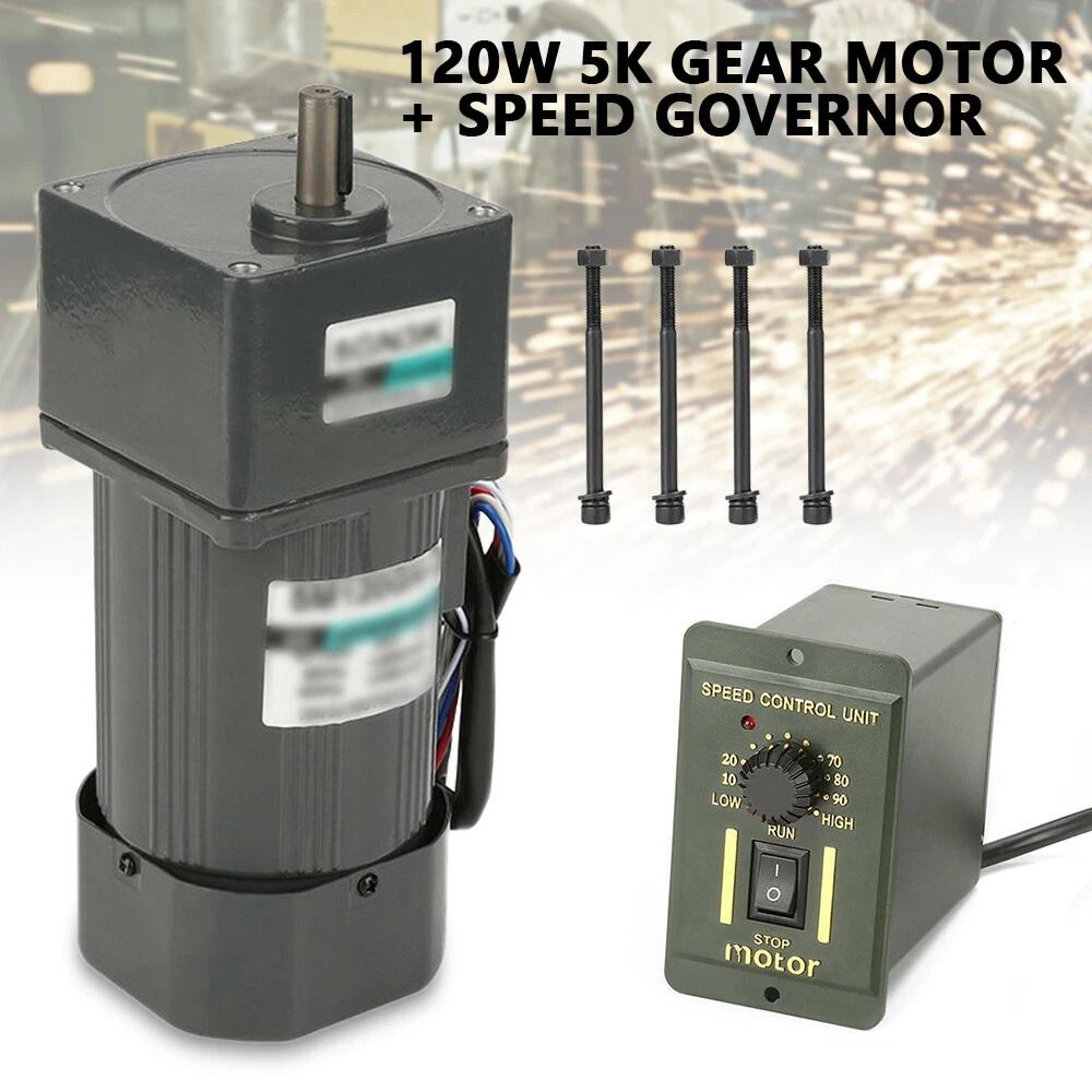 Premium Geared AC Motor With Precision Variable Speed Controller Low RPM Drive 2
