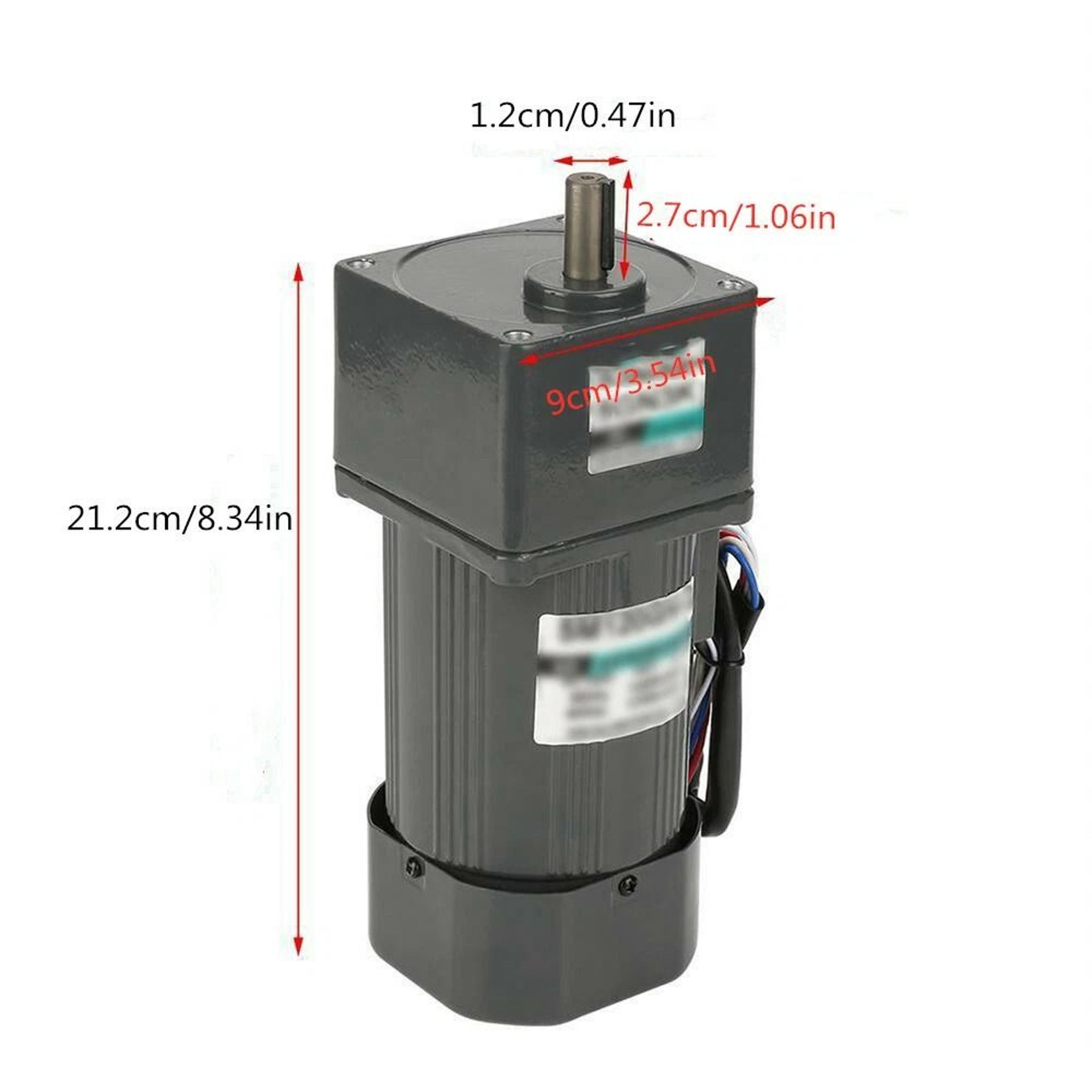 Premium Geared AC Motor With Precision Variable Speed Controller Low RPM Drive 9