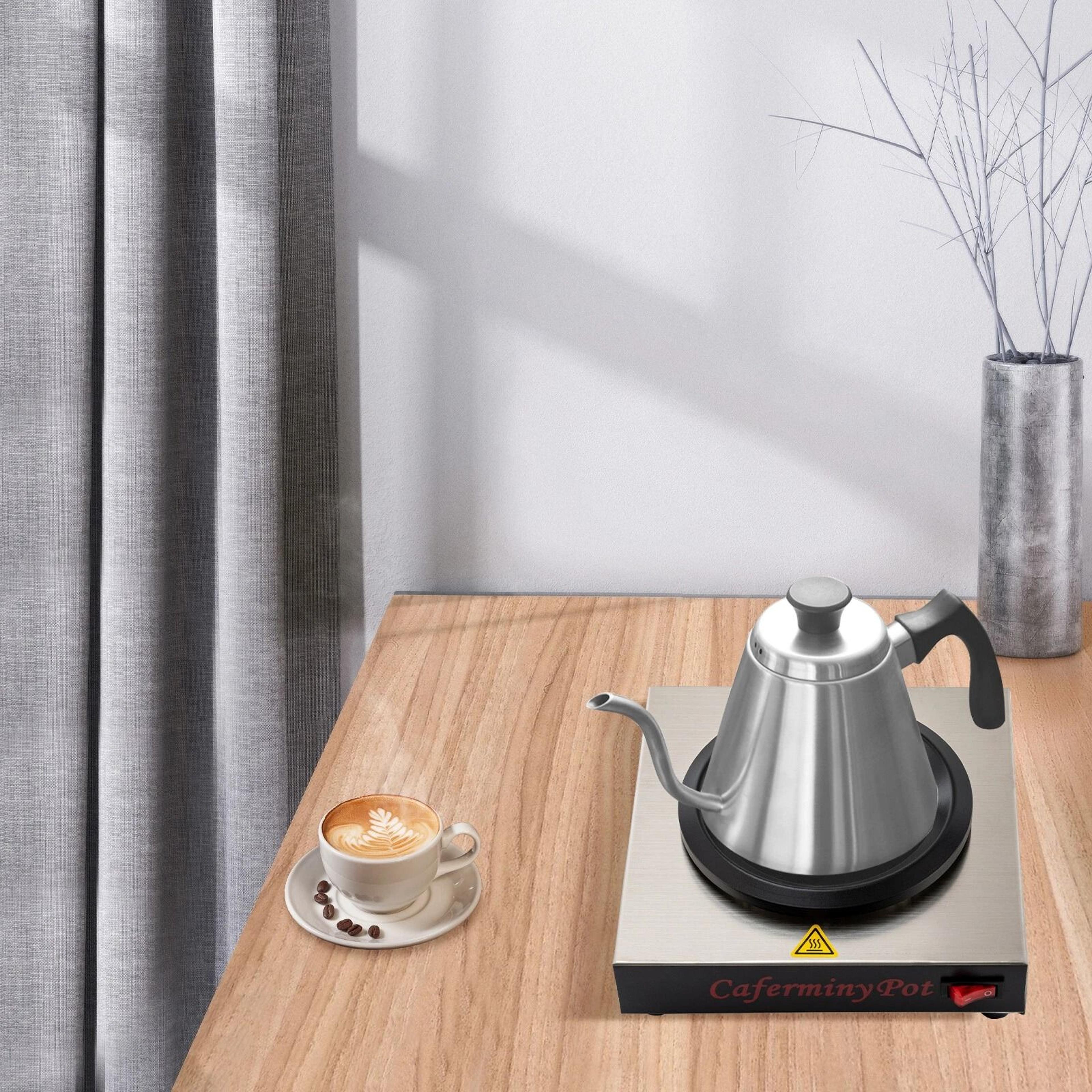 premium stainless steel commercial coffee carafe warmer single burner hot plate