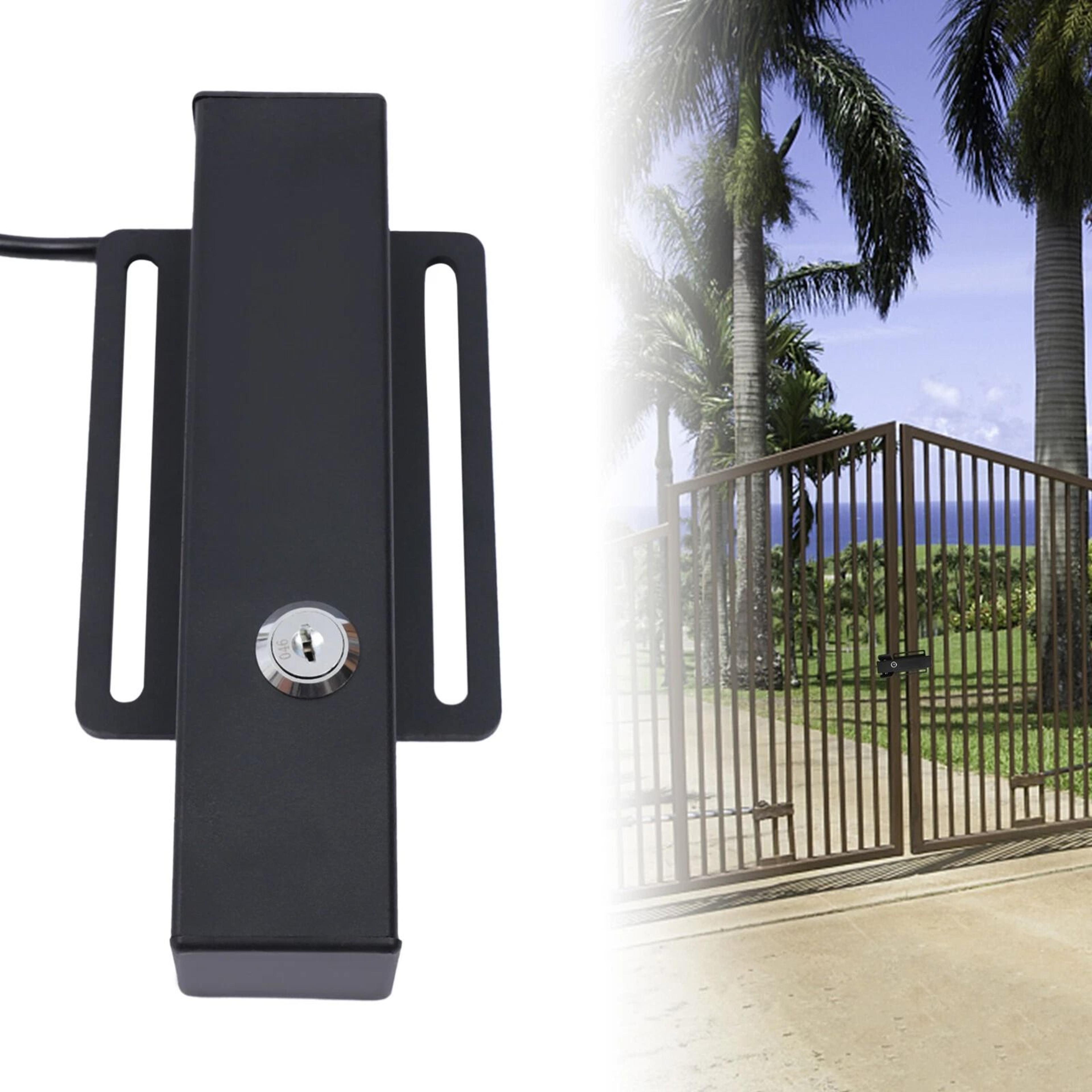Premium Automatic Gate Lock For Garage  Swing Gates DC AC Secure Electric Lock 1