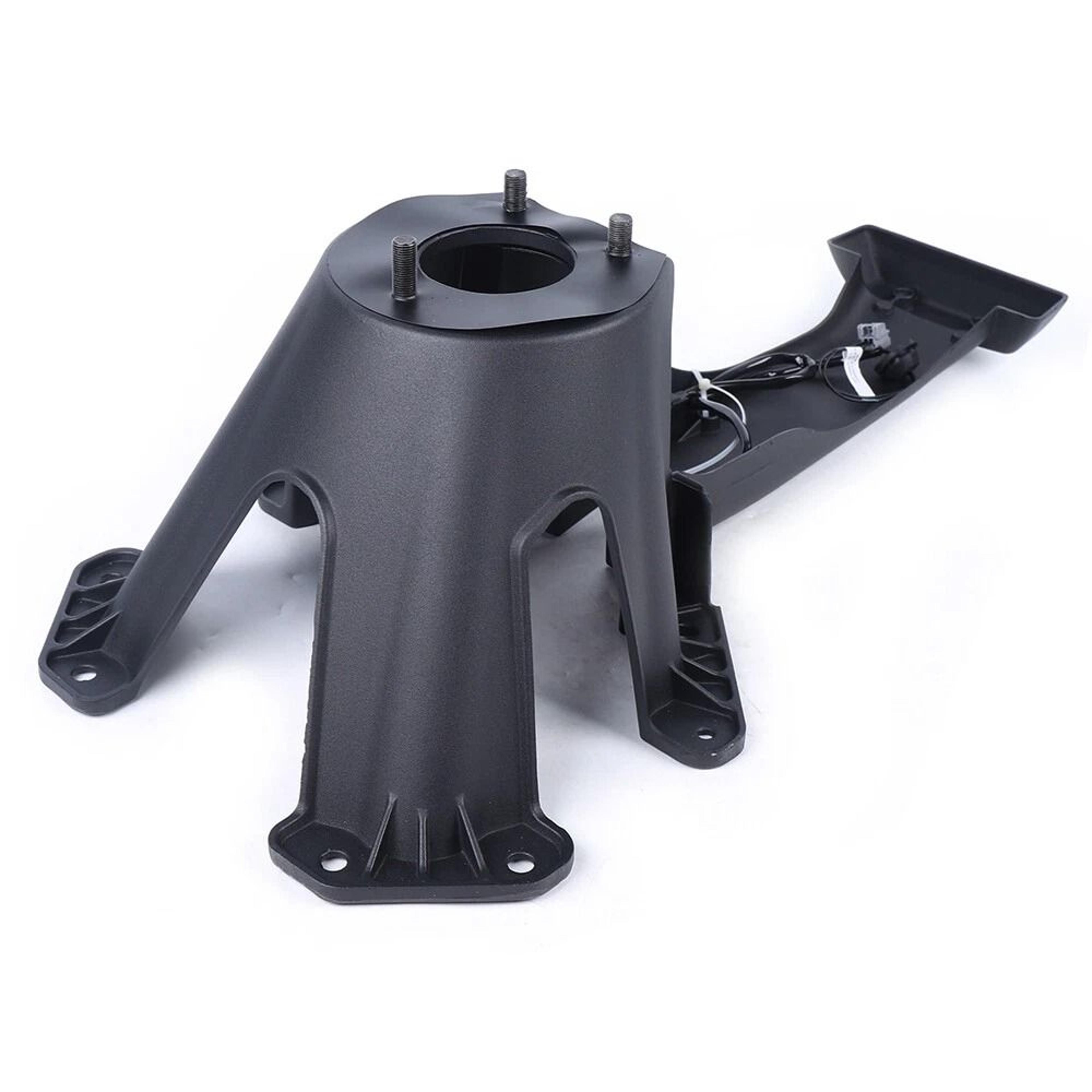 black heavy duty spare tire carrier bracket for jeep wrangler jk rear tire mount bracket