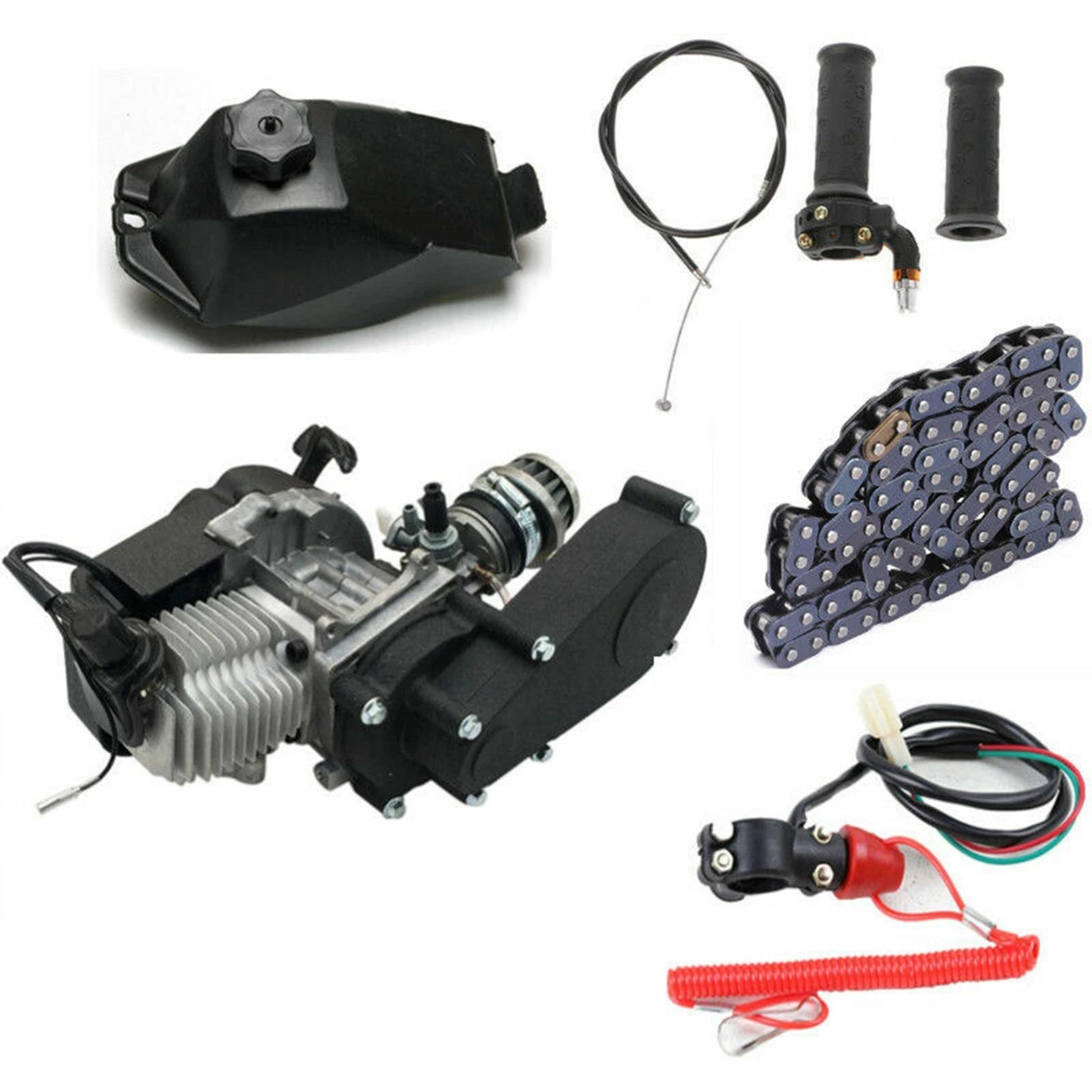 stroke pull start engine kit for mini quad & atv high torque upgrade