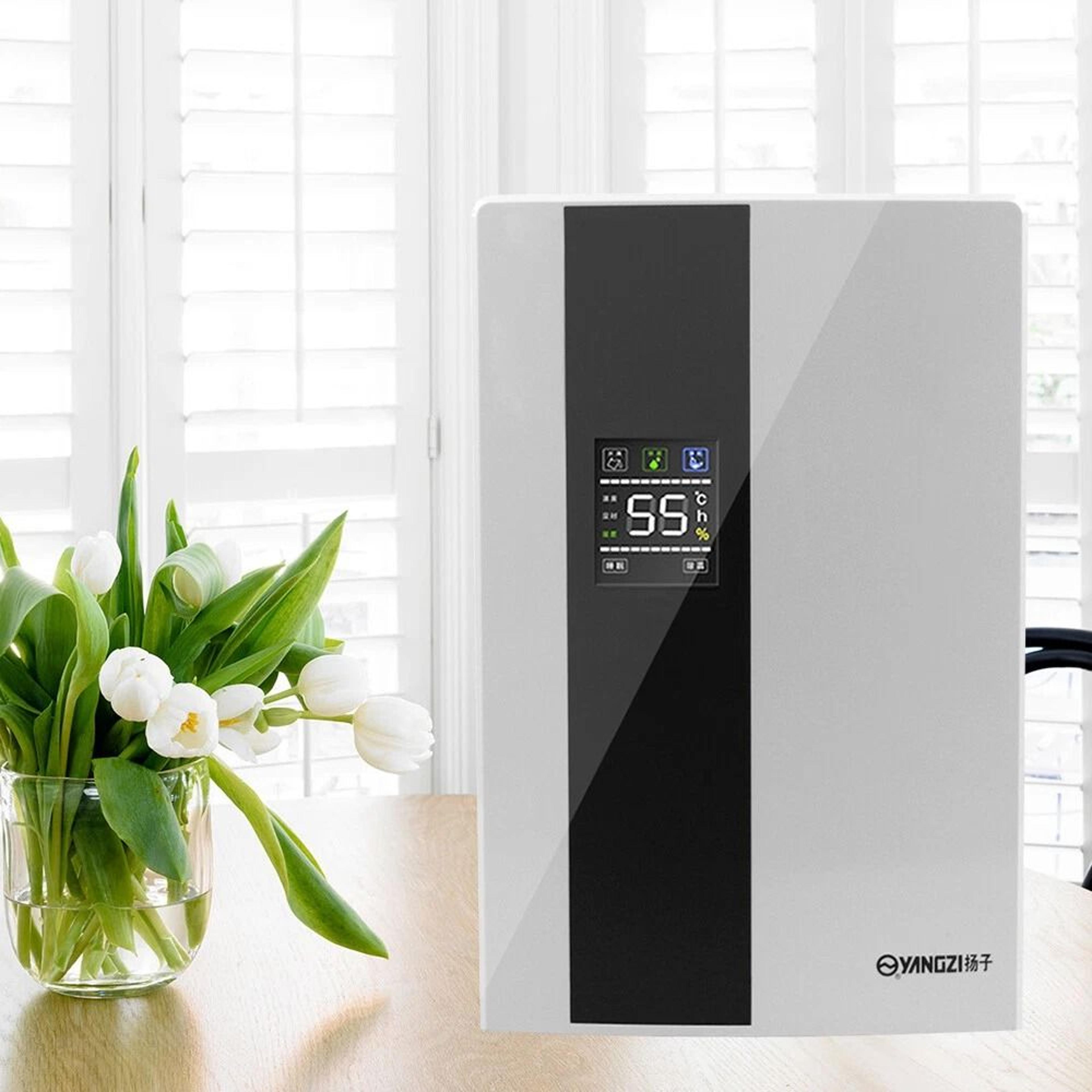 intelligent portable dehumidifier basement moisture control & quiet home dehumidifier for bedroom & living space