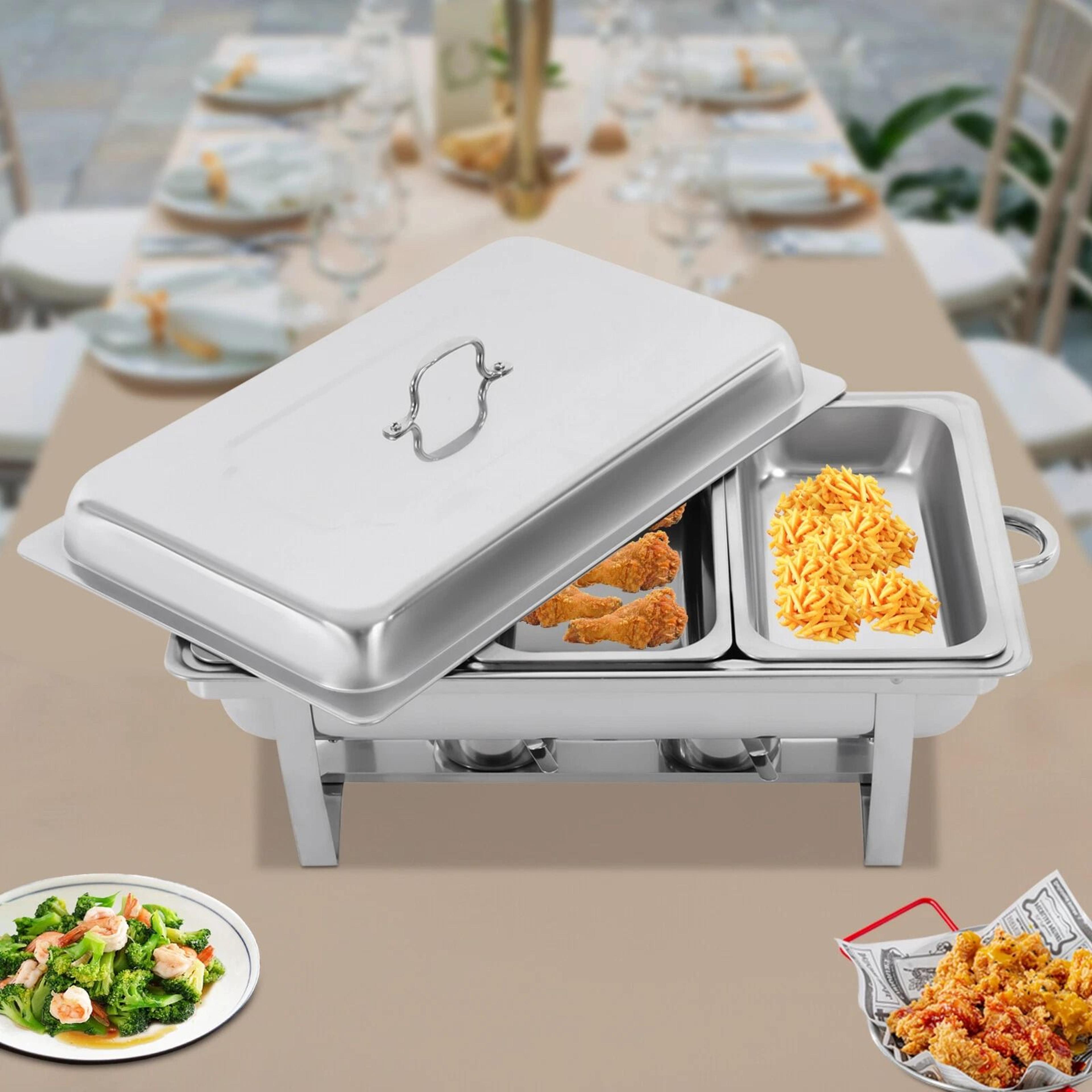 premium stainless steel chafing dish catering food pan buffet food warmer professional set