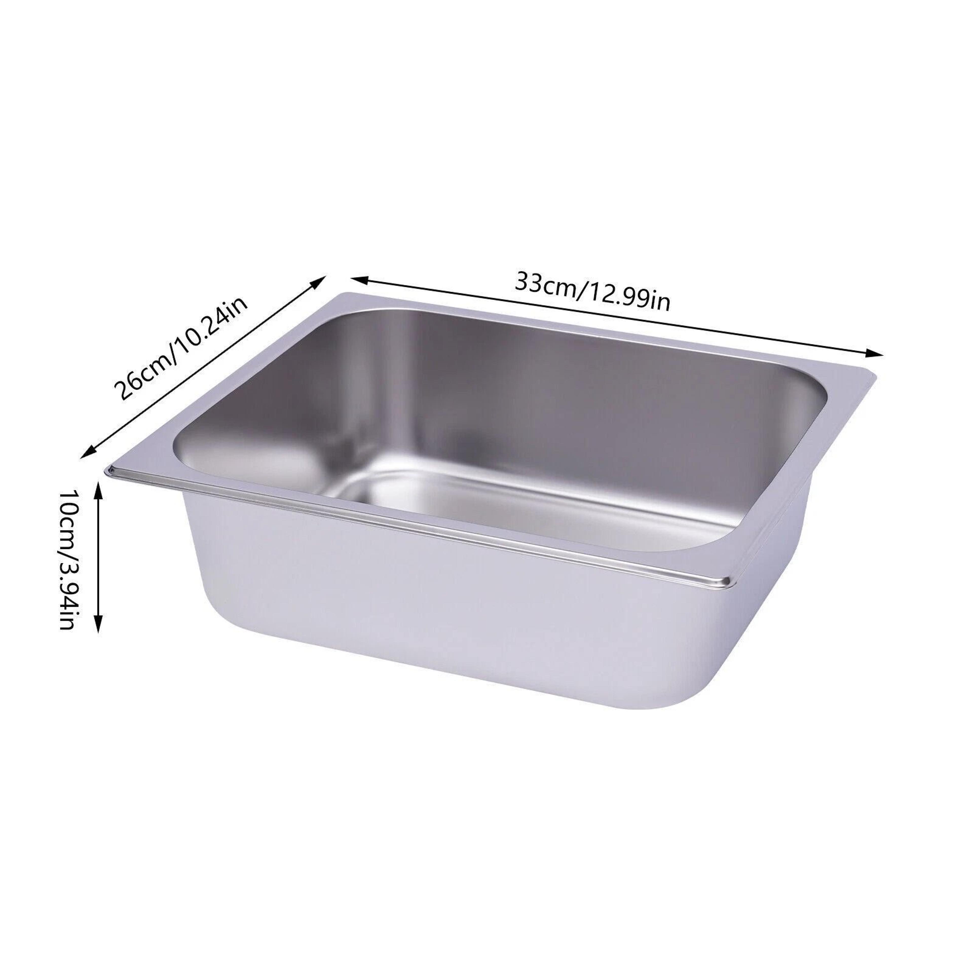 Premium Deep Stainless Steel Steam Table Pans For Restaurants  Hotels 10