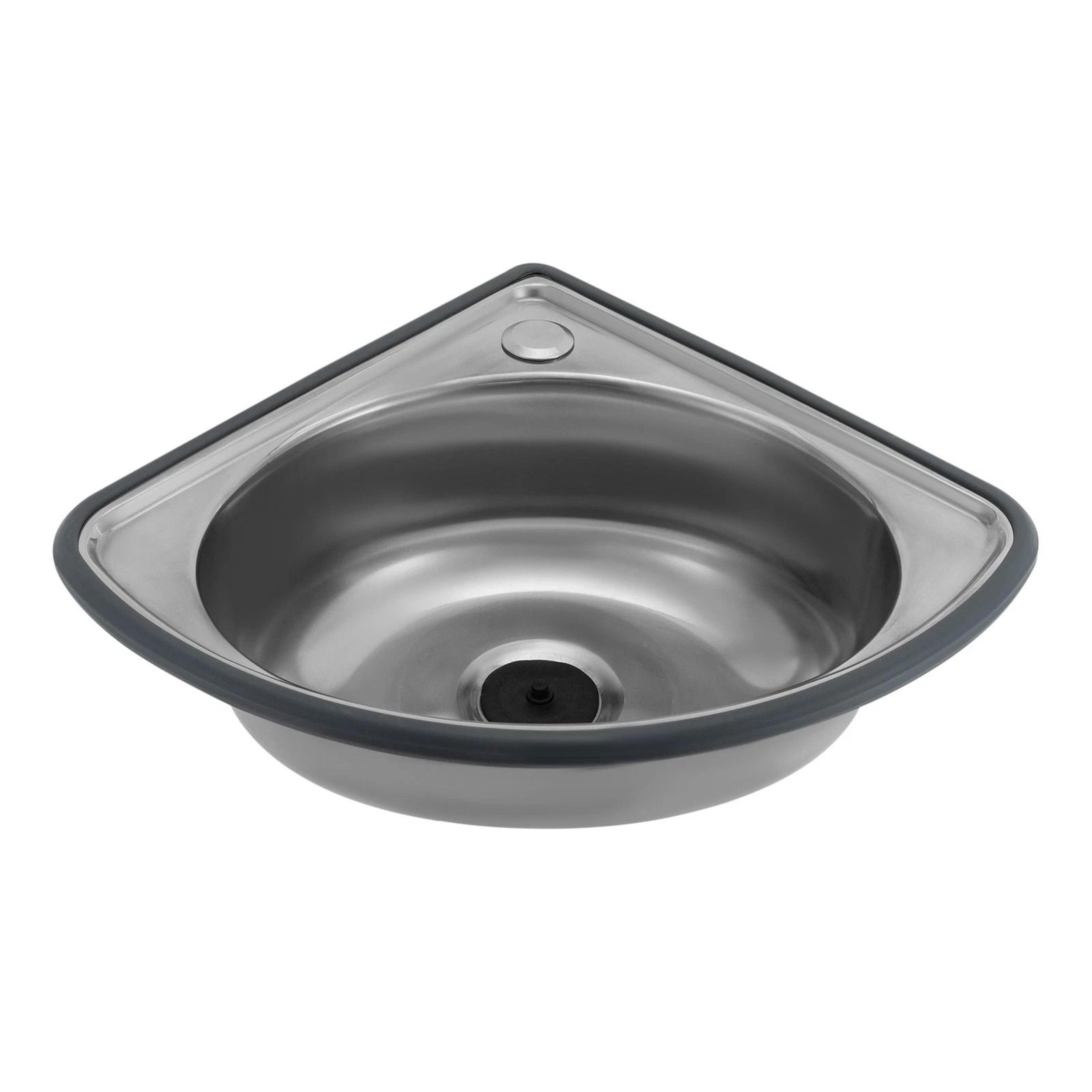 Premium Stainless Steel Corner Bar Sink Space Saving RV Kitchen  Bathroom Sink 11