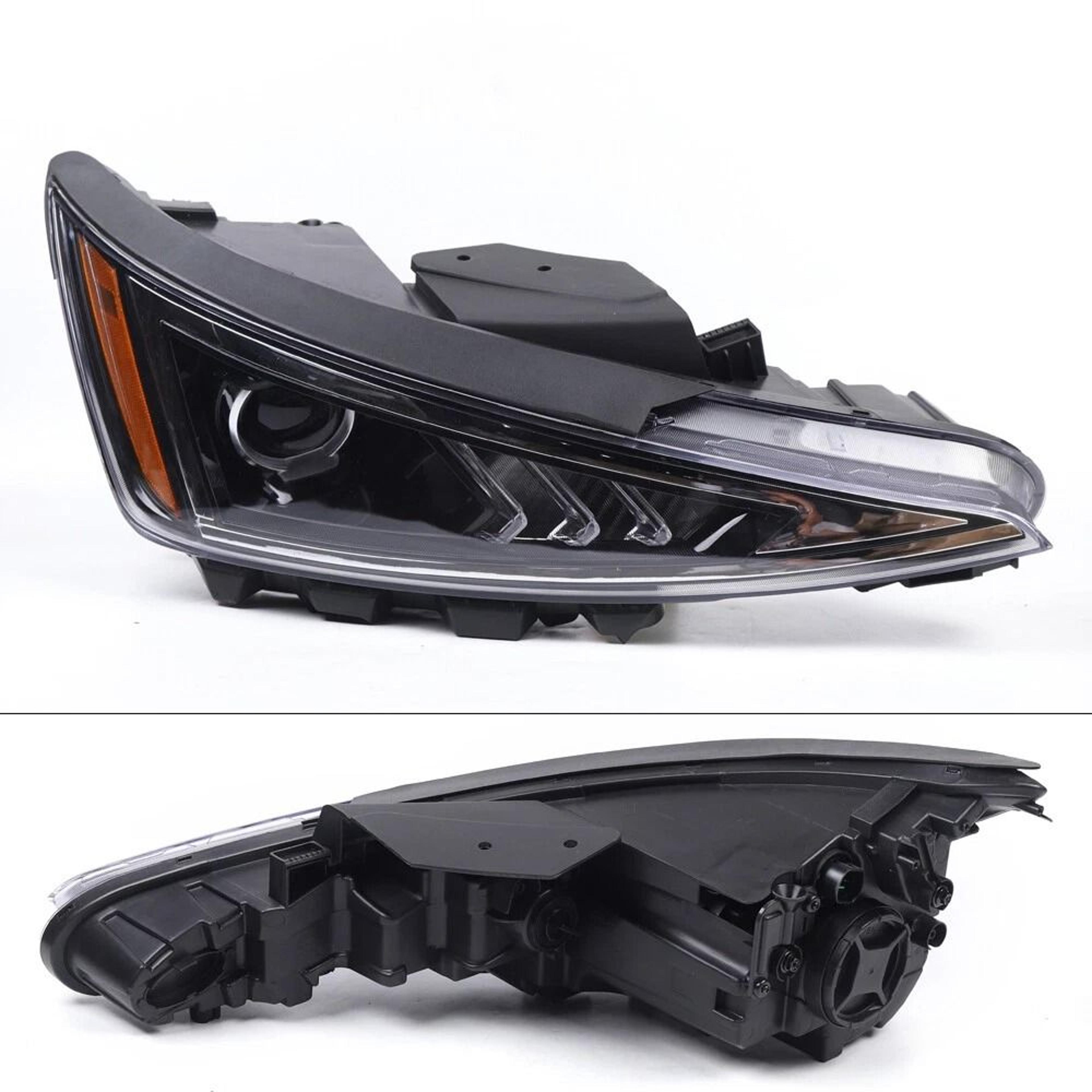 Premium Right Passenger Side Headlight Assembly For Hyundai Elantra 3