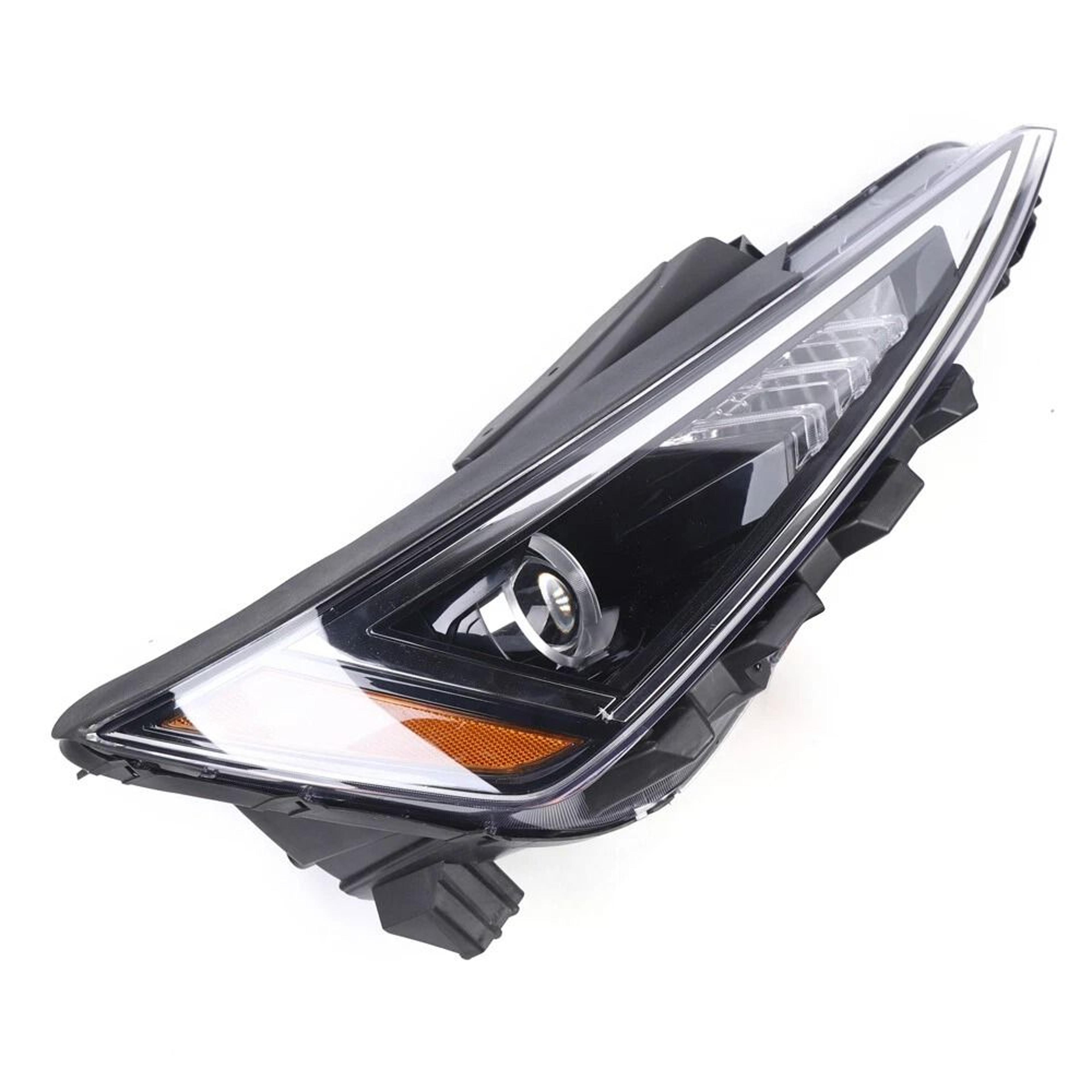 Premium Right Passenger Side Headlight Assembly For Hyundai Elantra 8
