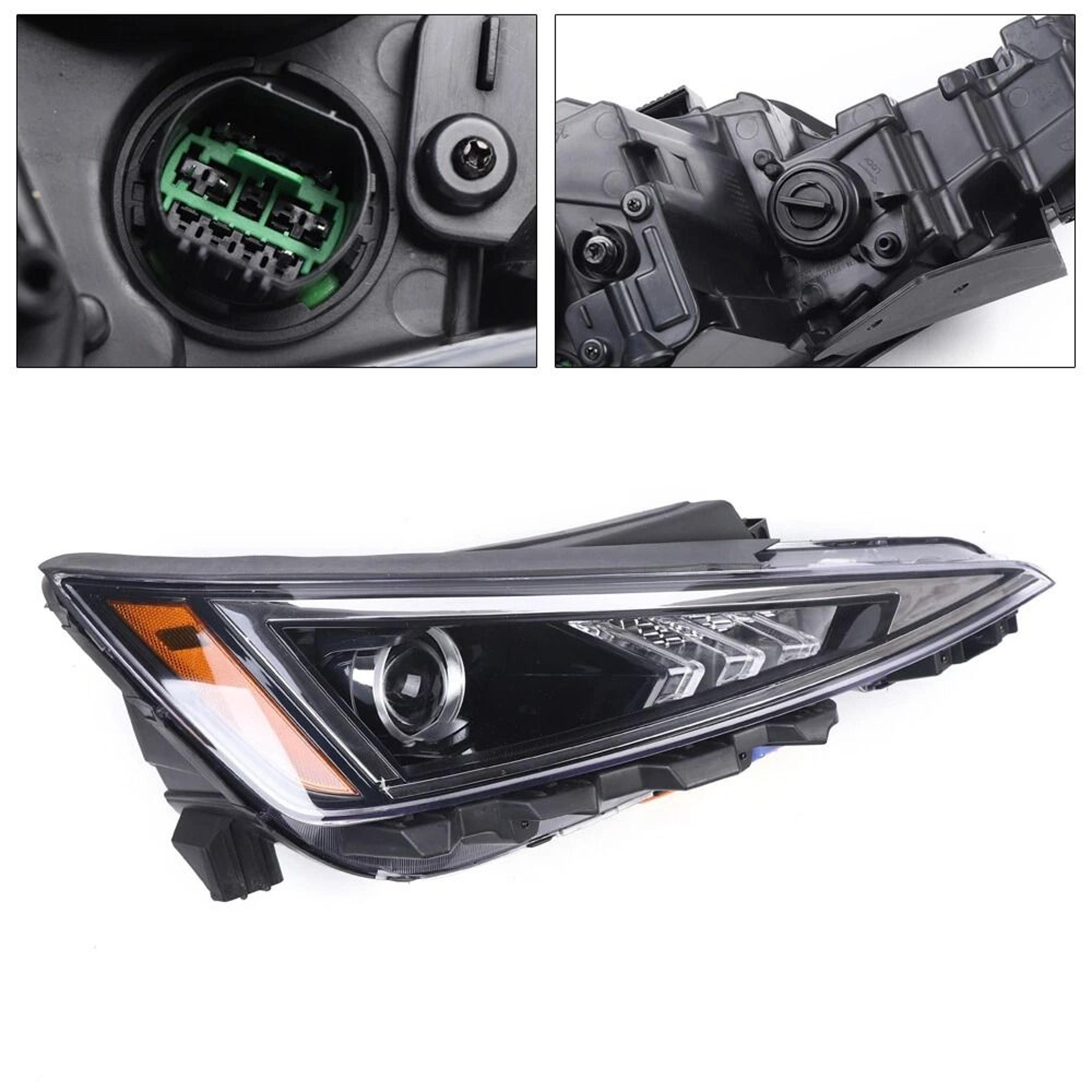 Premium Right Passenger Side Headlight Assembly For Hyundai Elantra 2