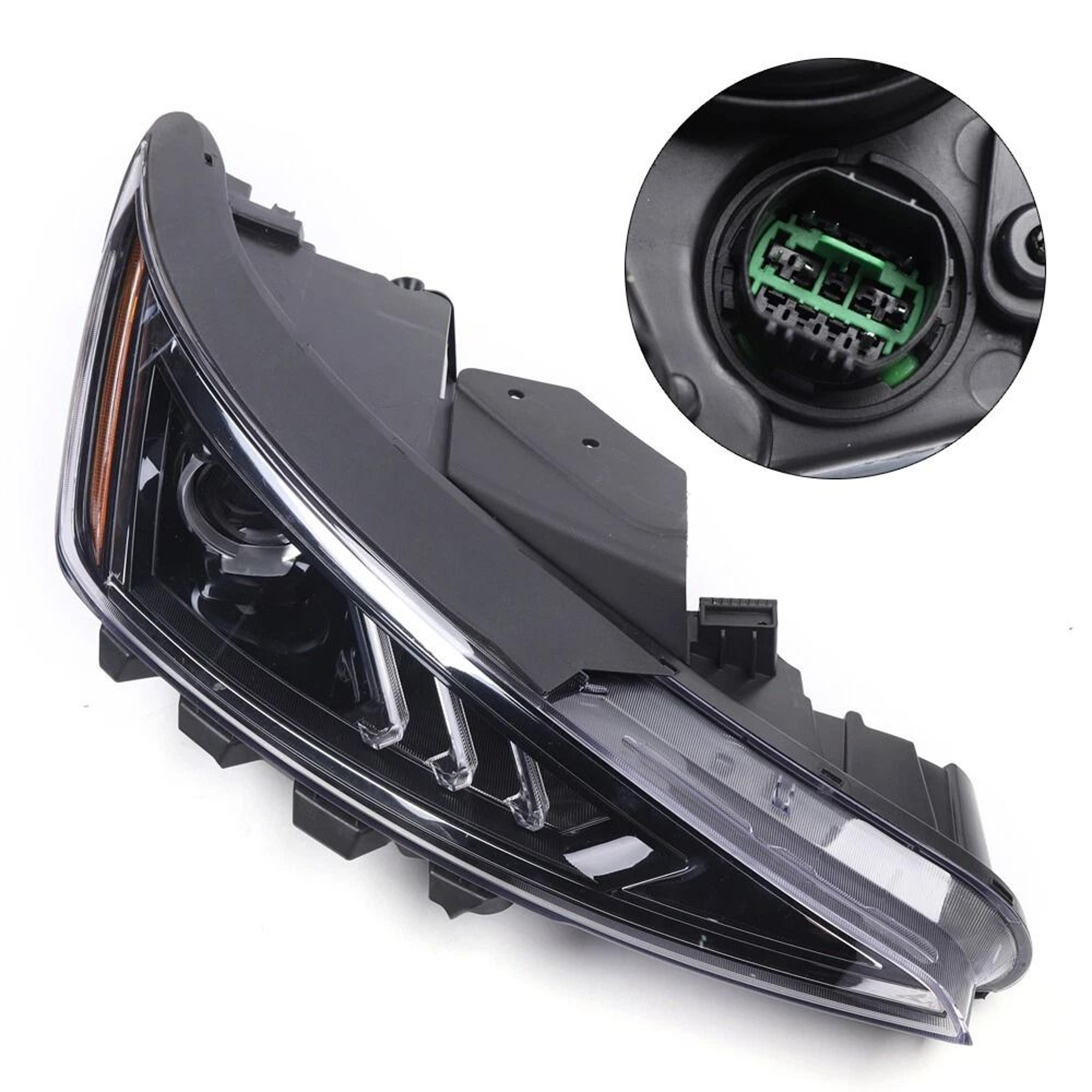 Premium Right Passenger Side Headlight Assembly For Hyundai Elantra 1