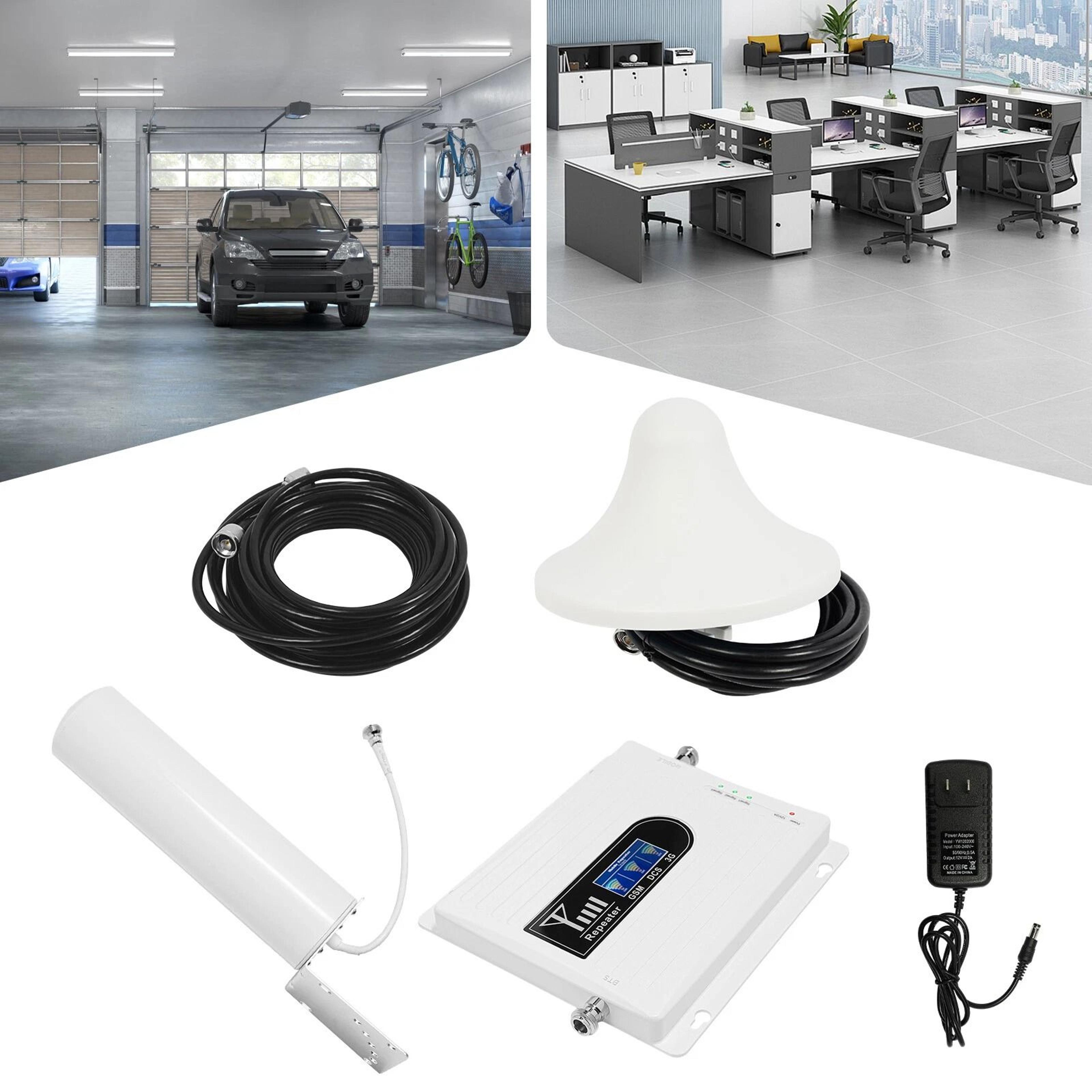 universal band cell phone signal booster mobile signal repeater & signal amplifier for stronger reception