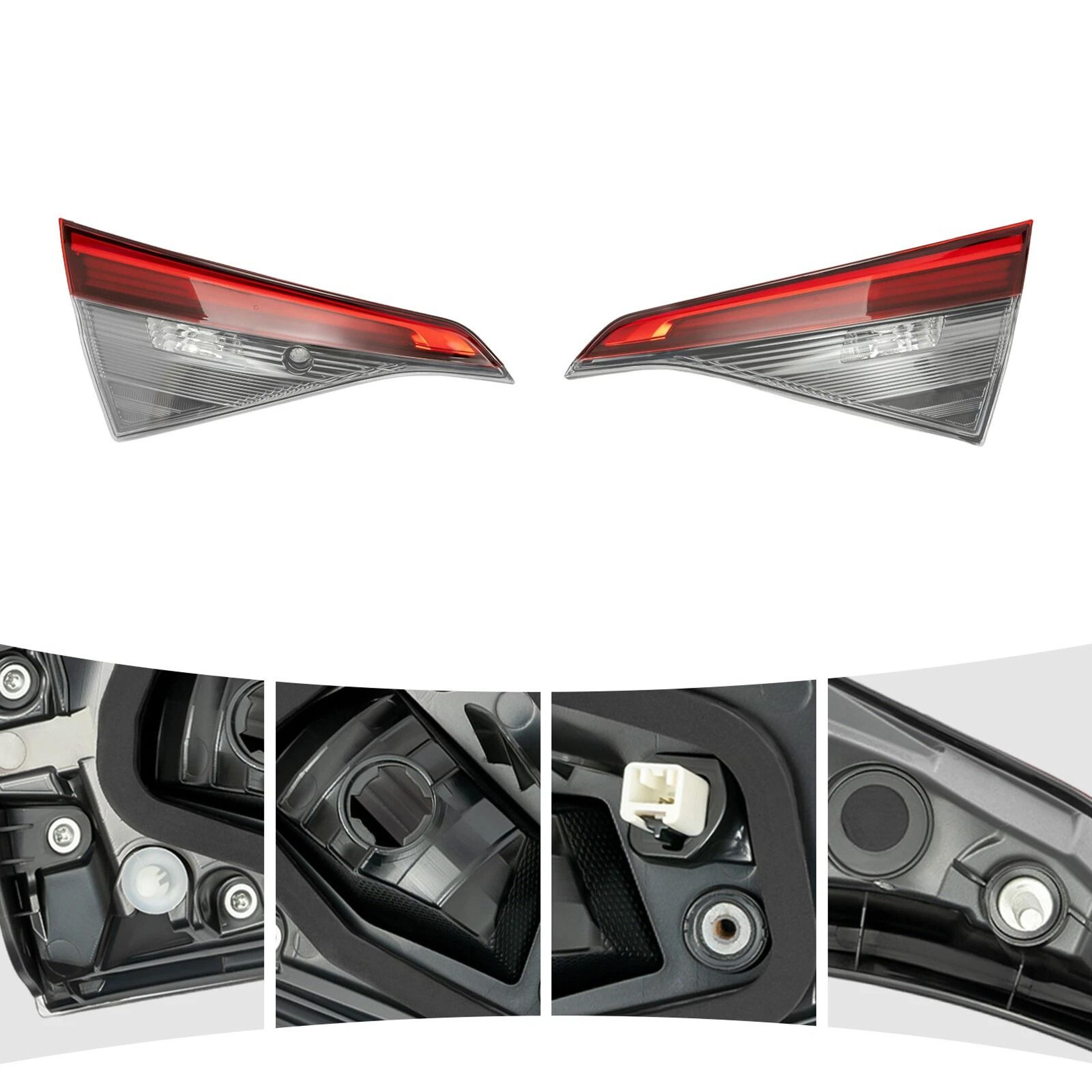 Premium LED Tail Lights Kit For Honda Civic Sedan Left  Right 5