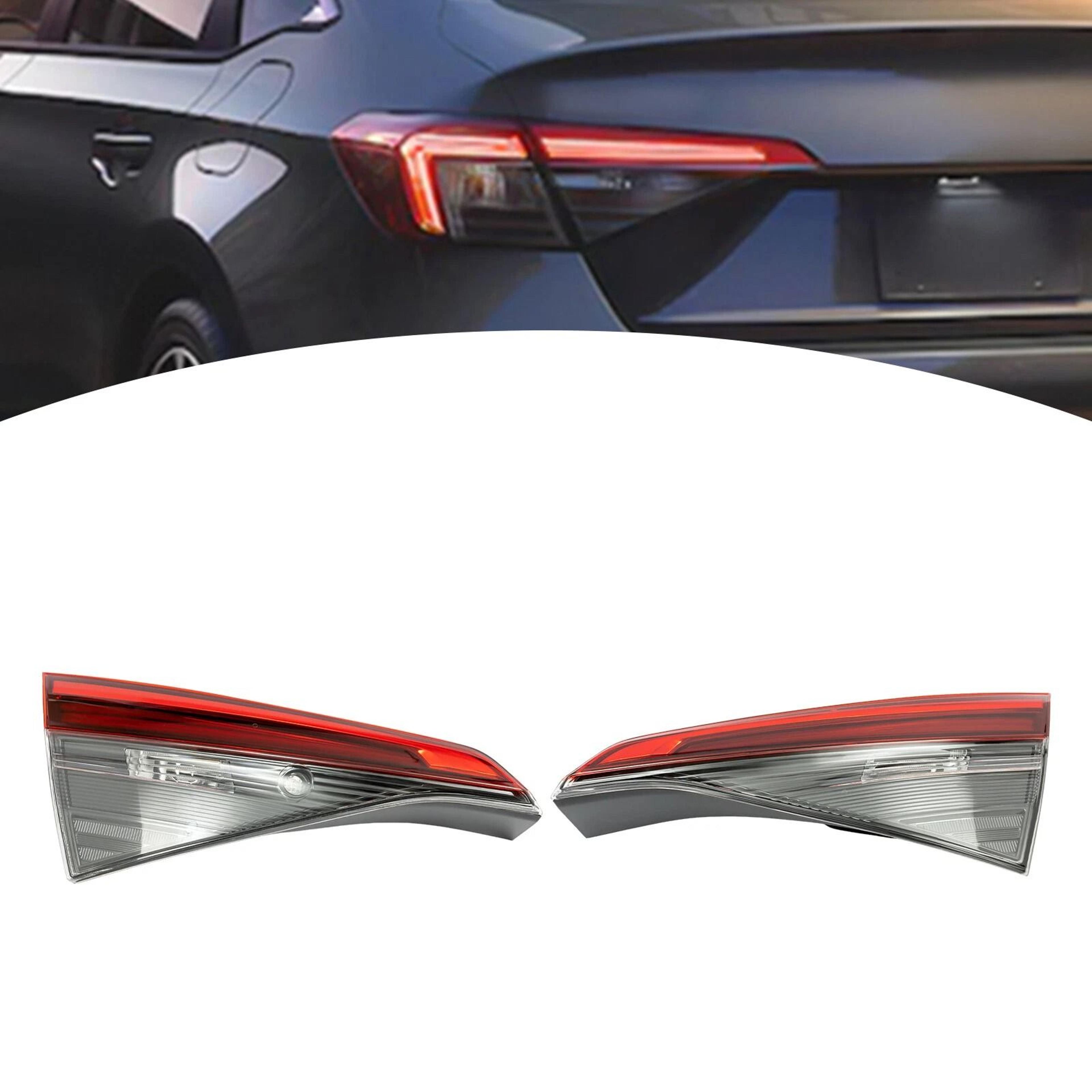 Premium LED Tail Lights Kit For Honda Civic Sedan Left  Right 4