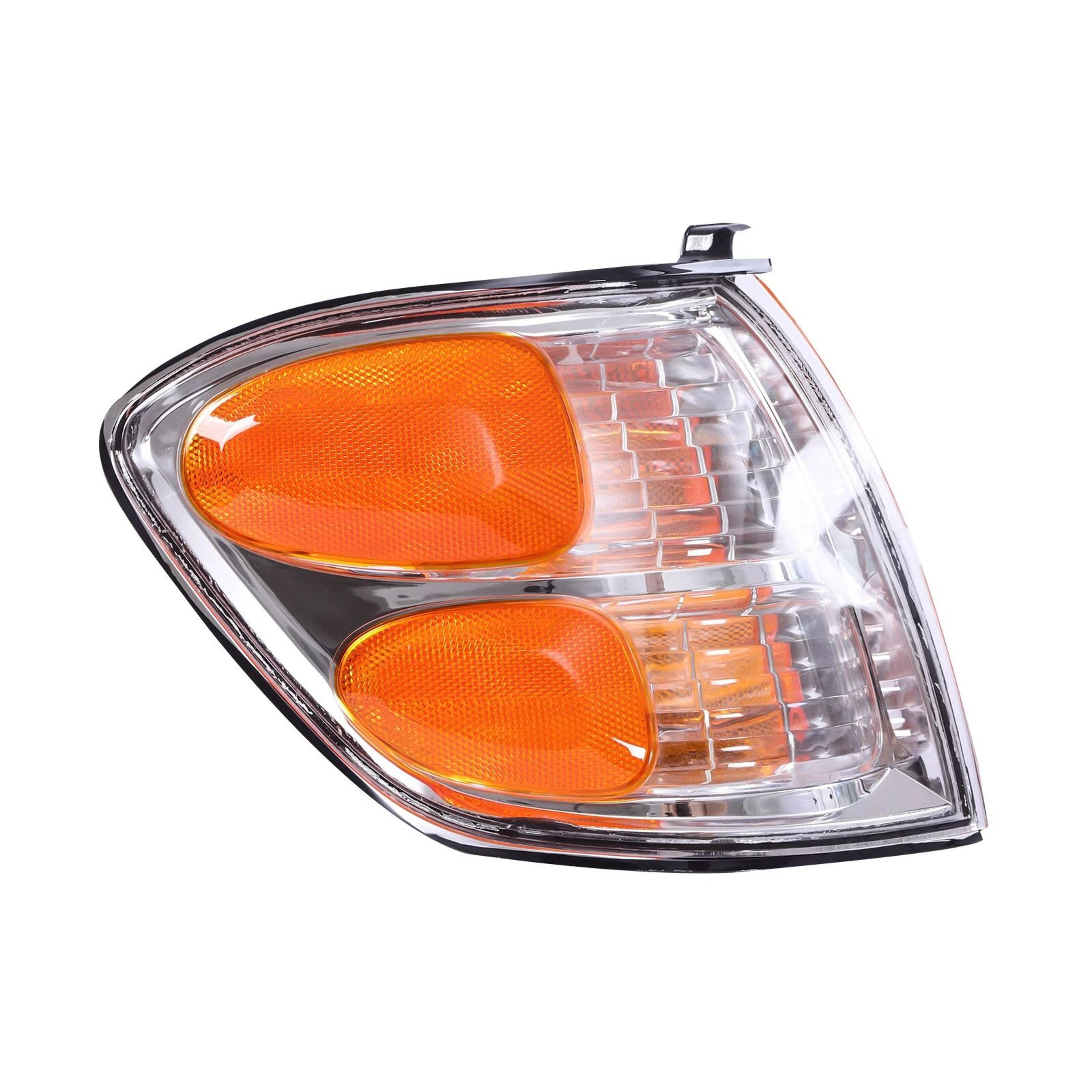 premium front turn signal assembly for toyota tundra & sequoia left & right pair