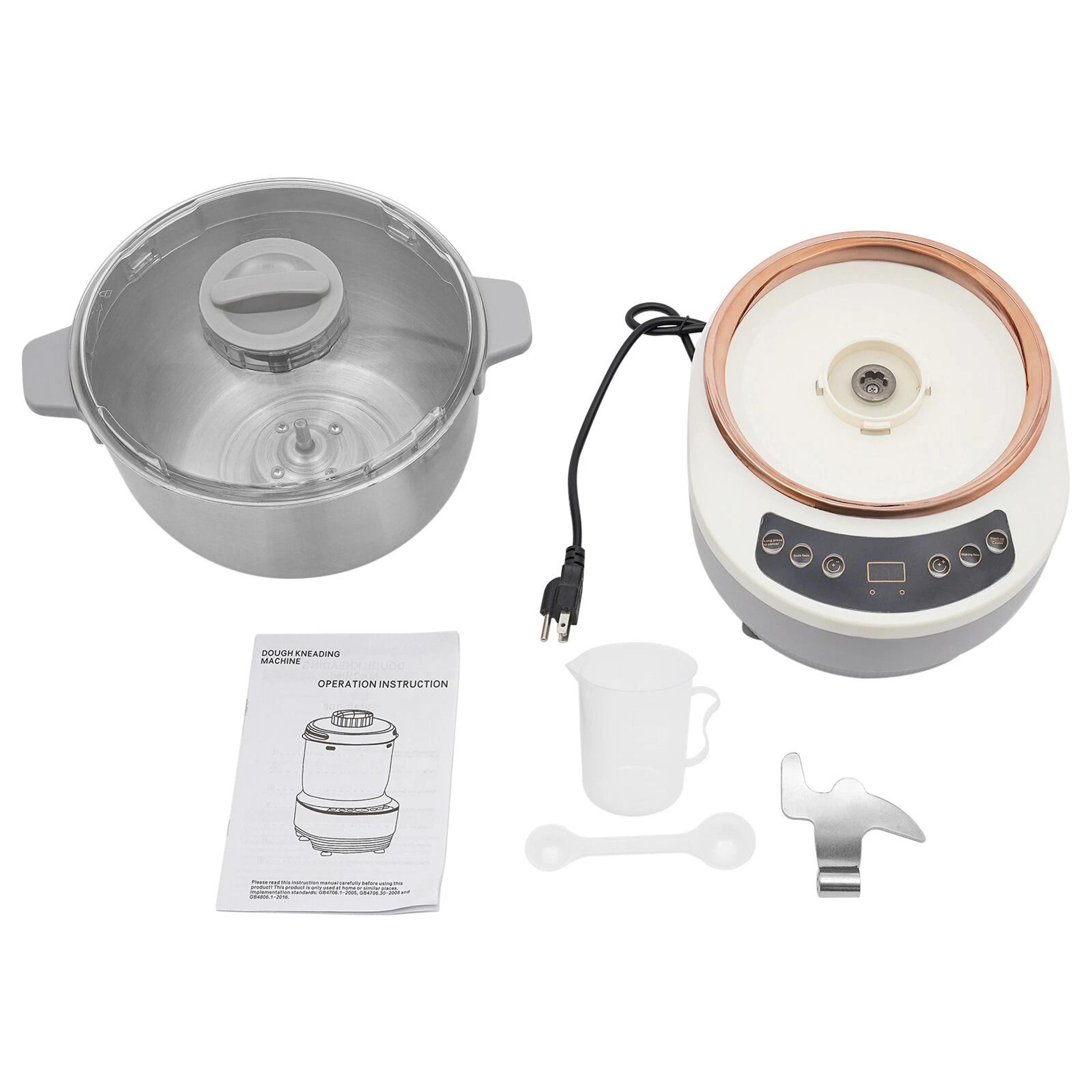 Premium Electric Dough Maker  Dough Mixer Machine Stainless Steel Flour Kneading Machine For Bread  11