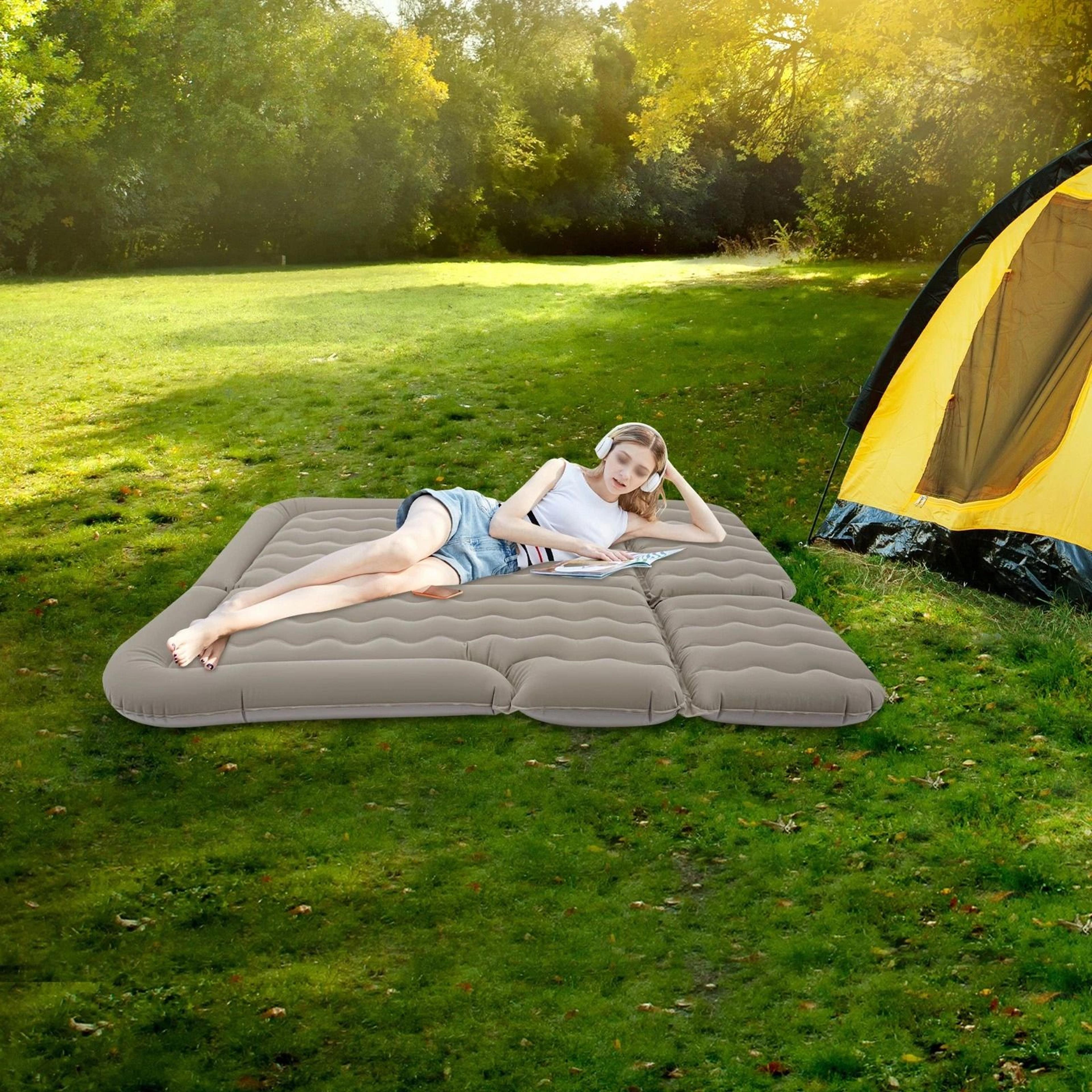 premium suv air mattress travel bed comfort inflatable car bed & camping mattress for vehicle sleepings