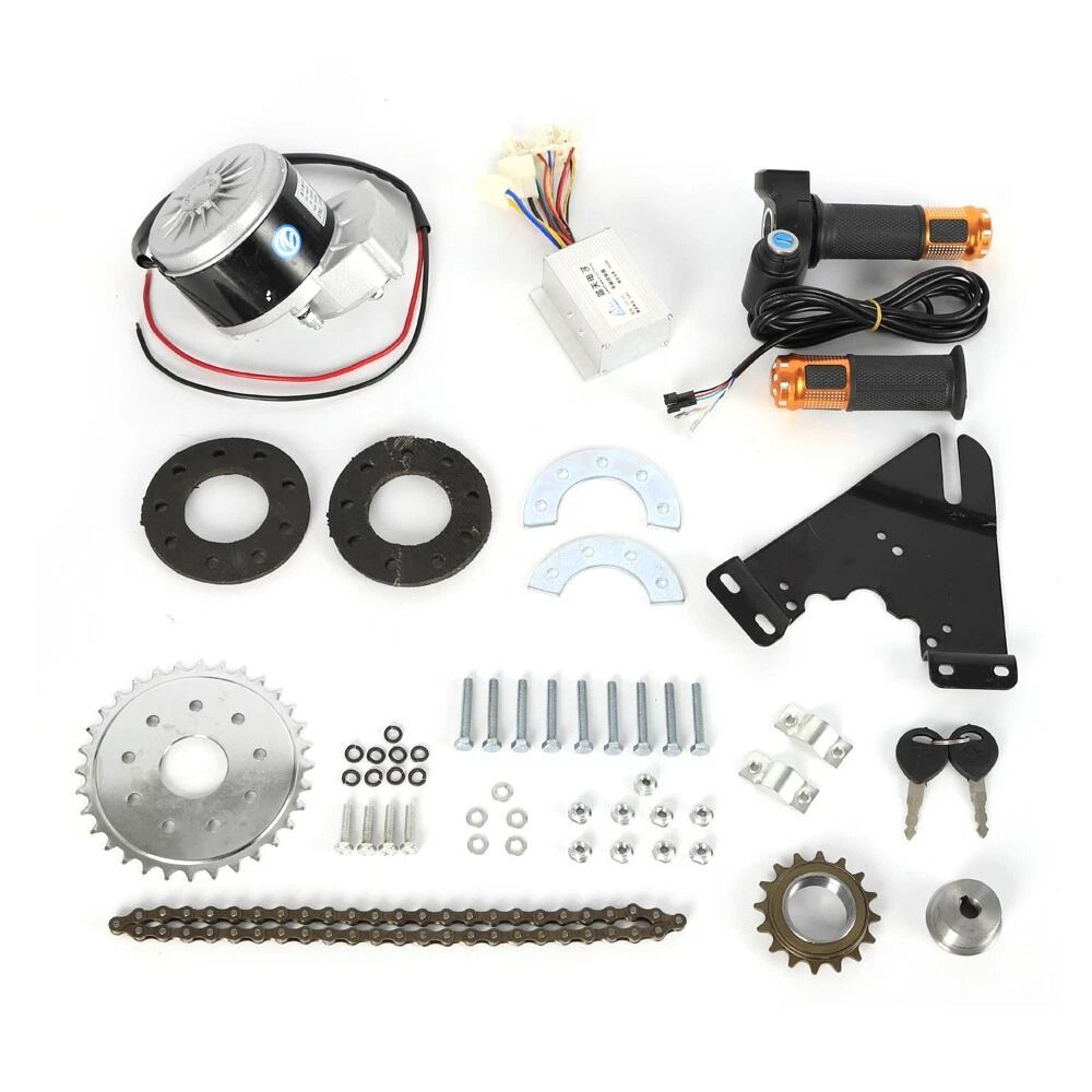 e bike conversion kit with brush motor freewheel controller
