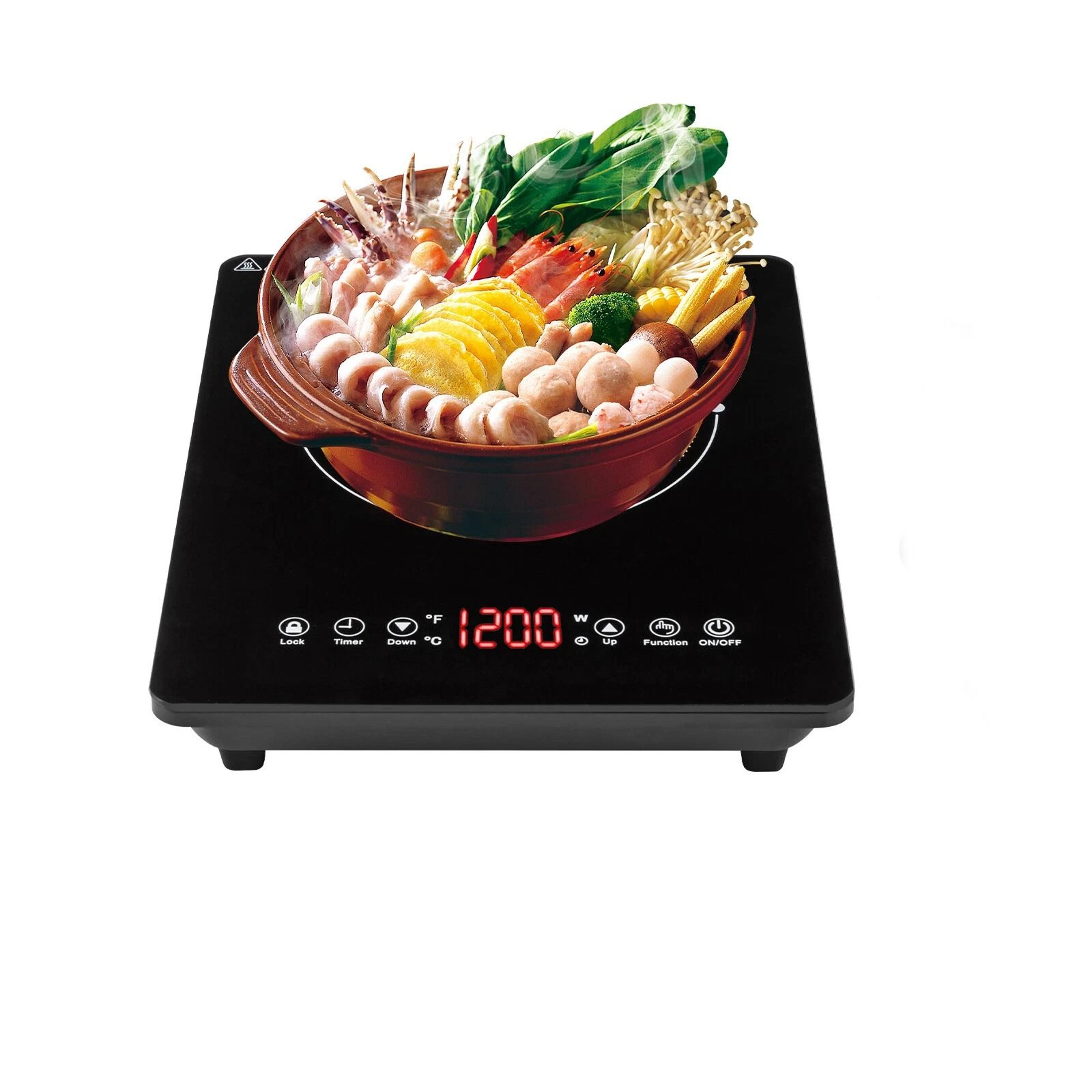 Portable Induction Cooktop Single Countertop Burner With Timer 2