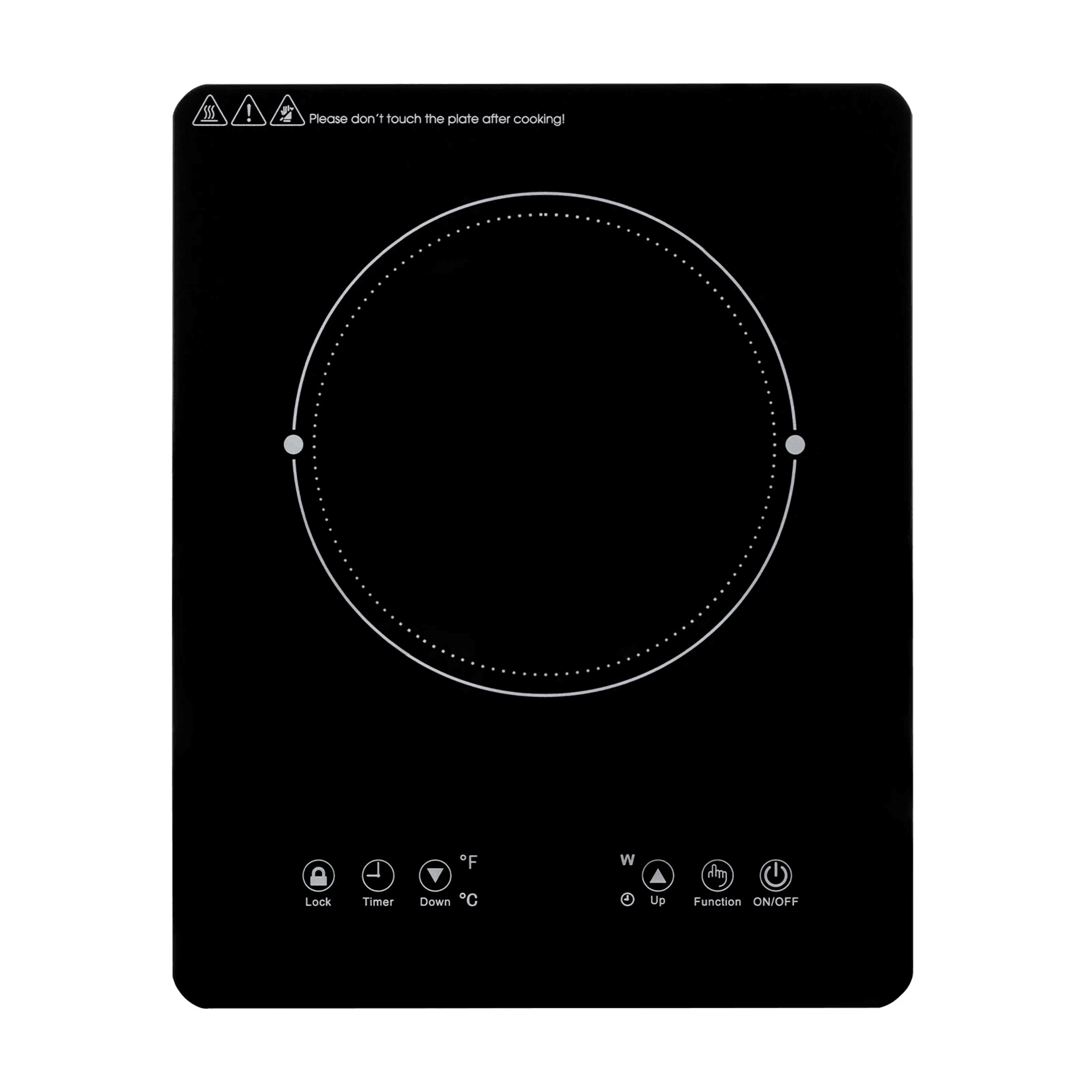 Portable Induction Cooktop Single Countertop Burner With Timer 4