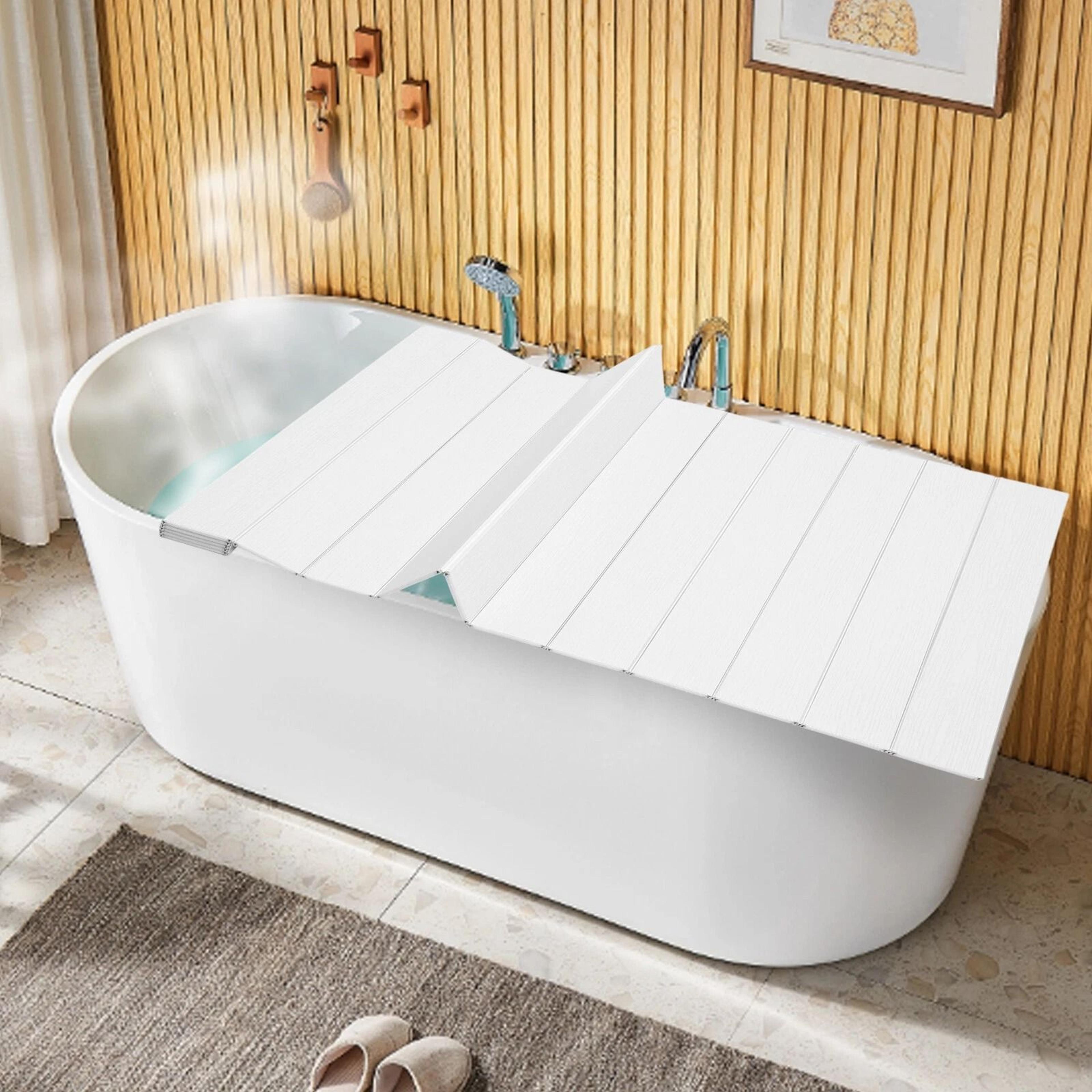 foldable bathtub cover bath lid for insulation and dust protection