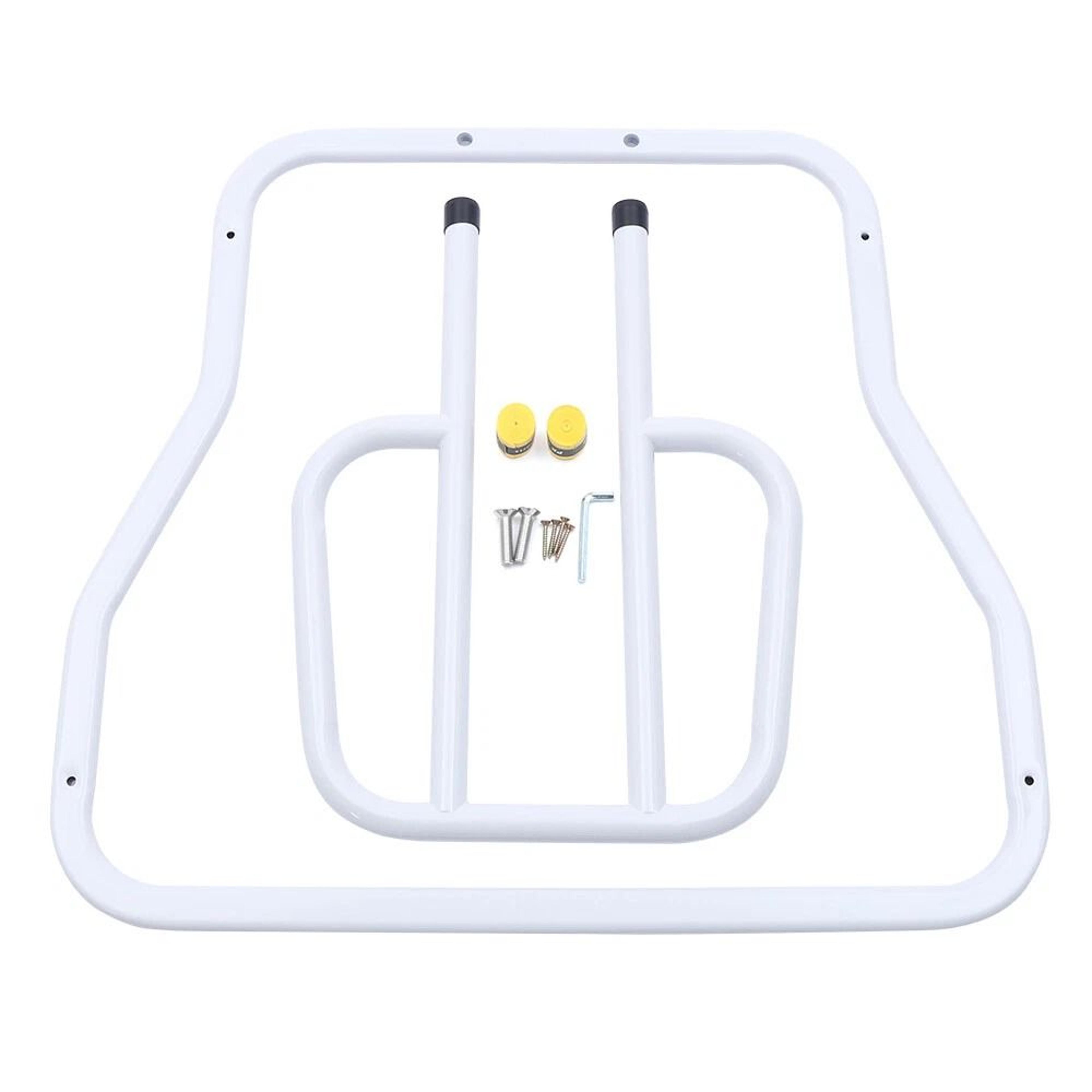 Carbon Steel Bed Rails For Seniors White Bed Side Assist Rail For Elderly Adults 9