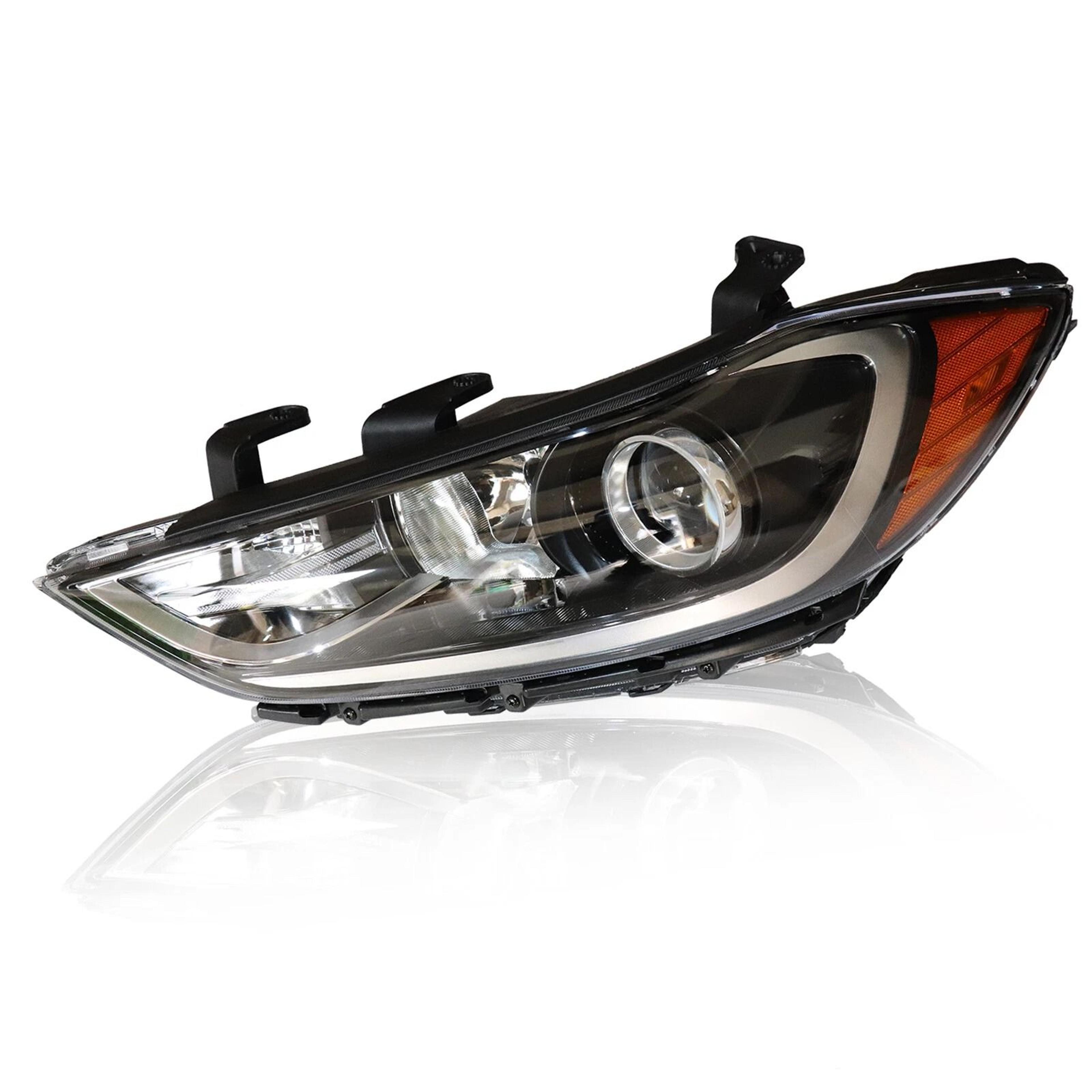 hyundai elantra left driver side halogen headlight assembly