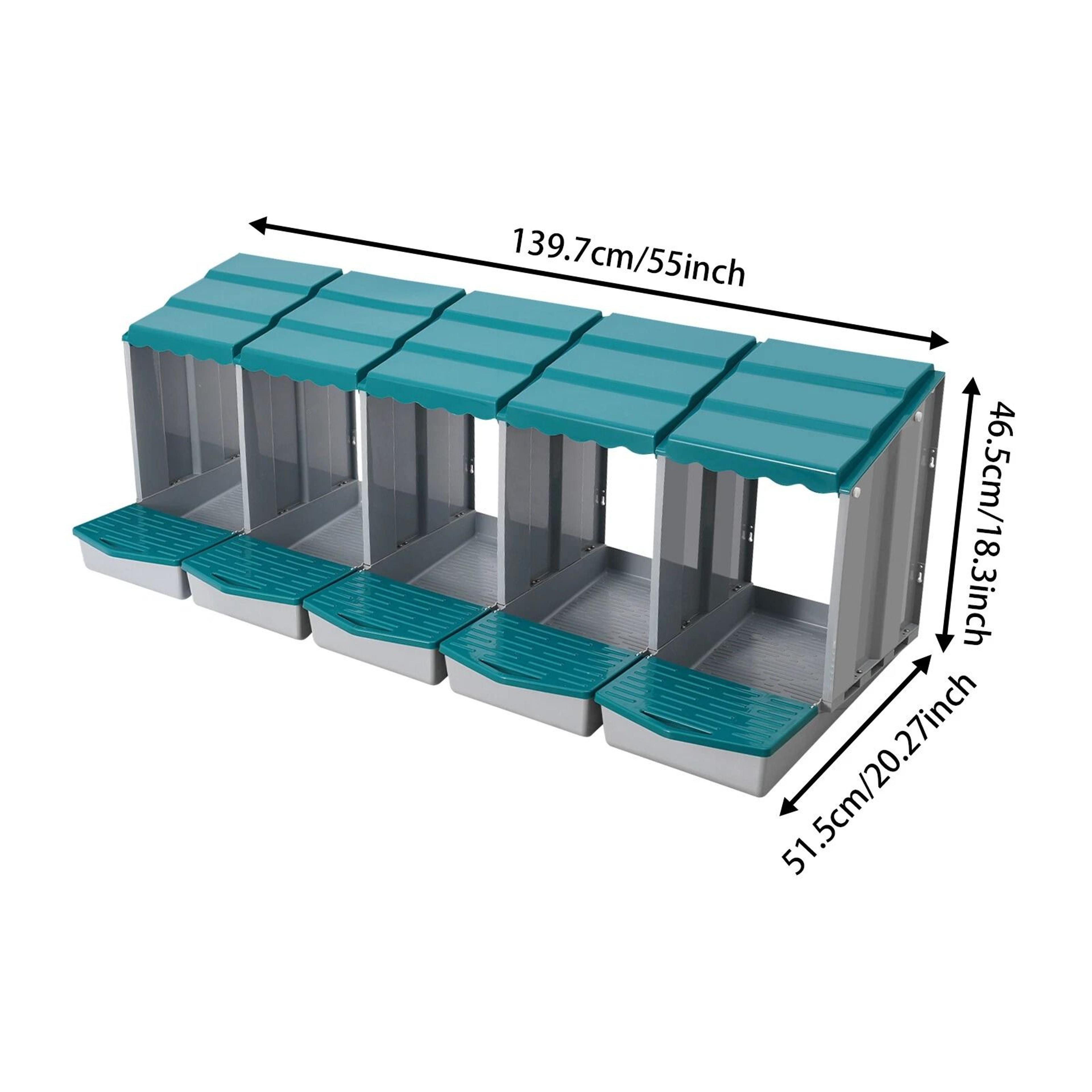 Compartment Chicken Nesting Box With Roll Away Egg Collection 17