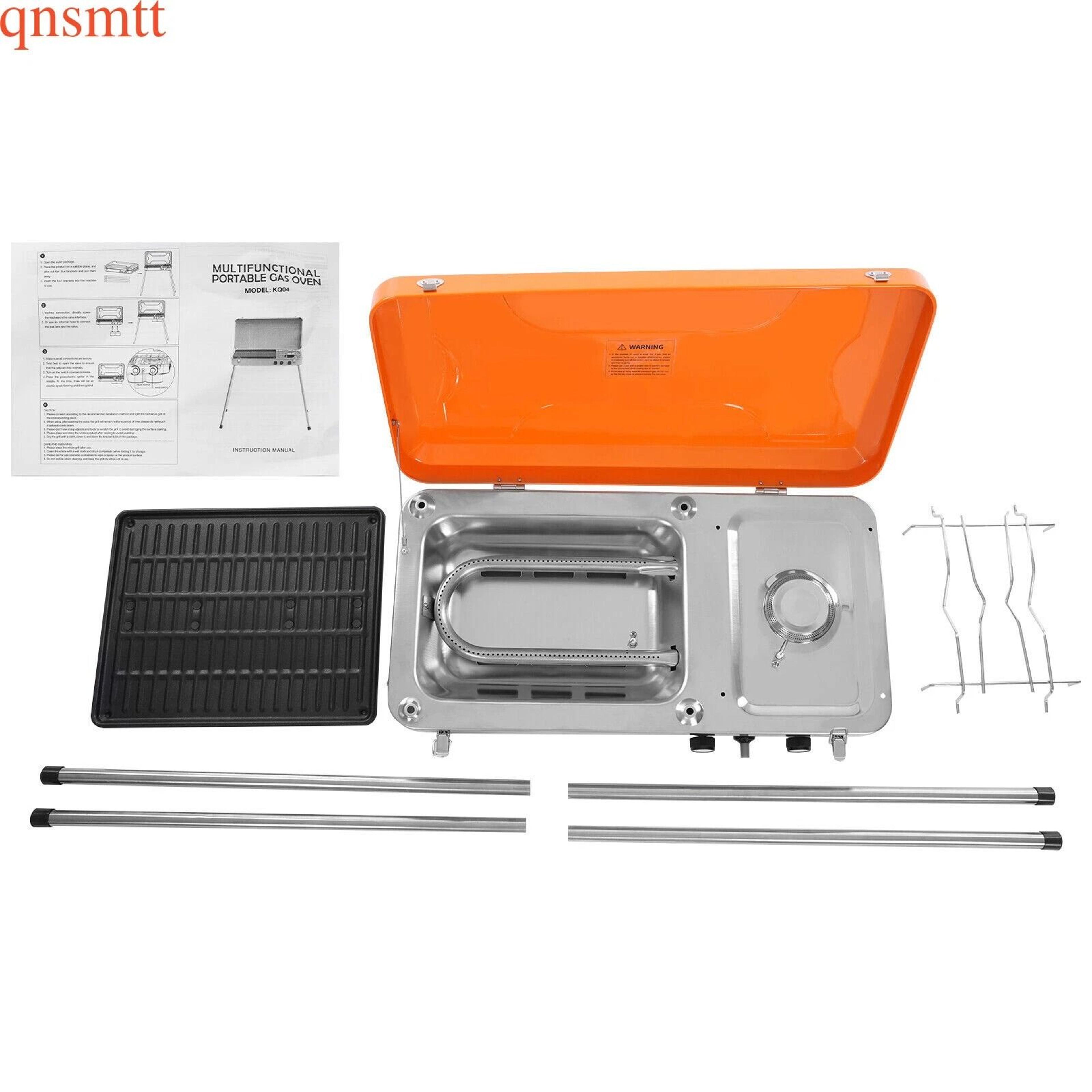 Portable Gas Grill Camping BBQ Stove For Outdoor Cooking 20