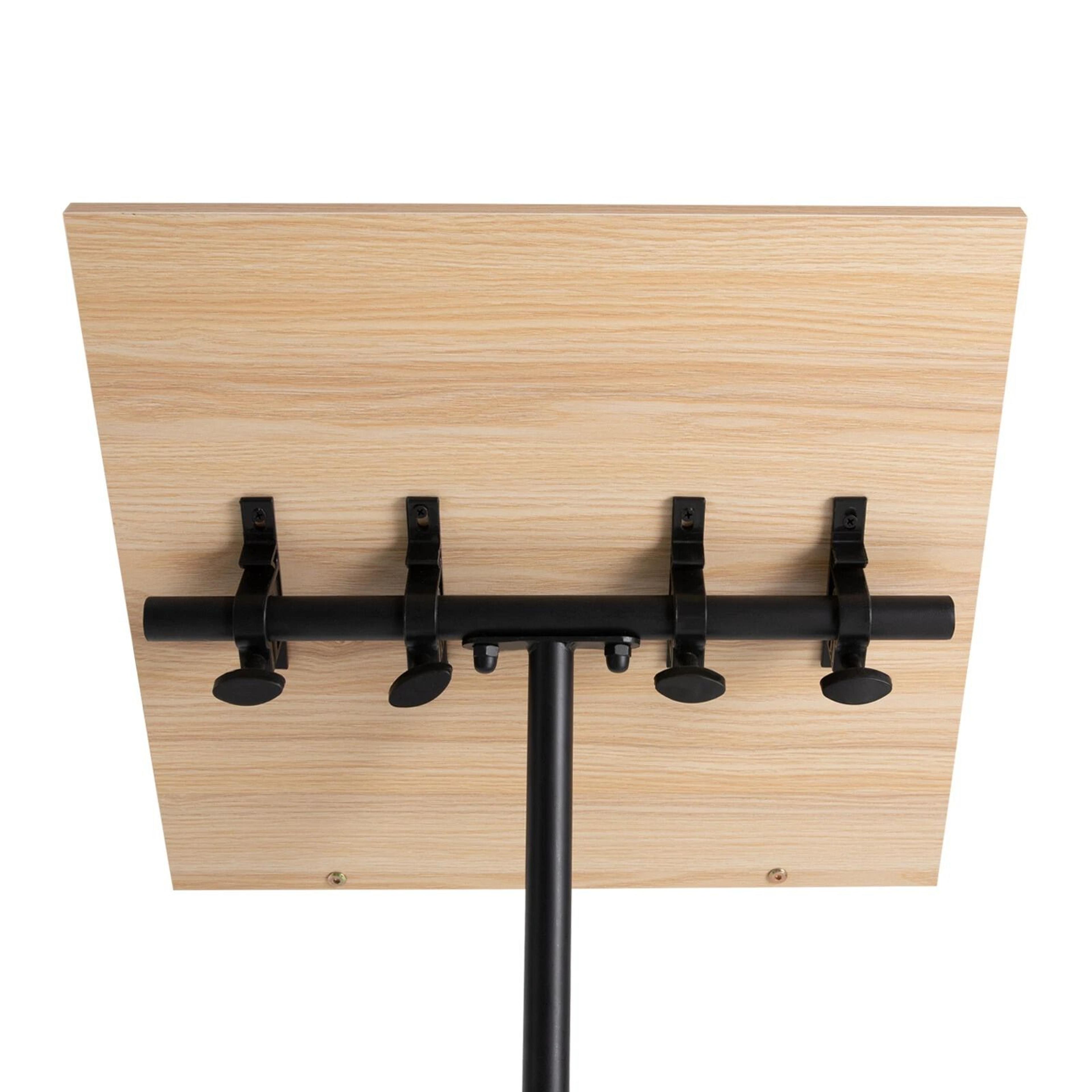 Portable Adjustable Lectern Stand With Laptop Holder For Presentations 7