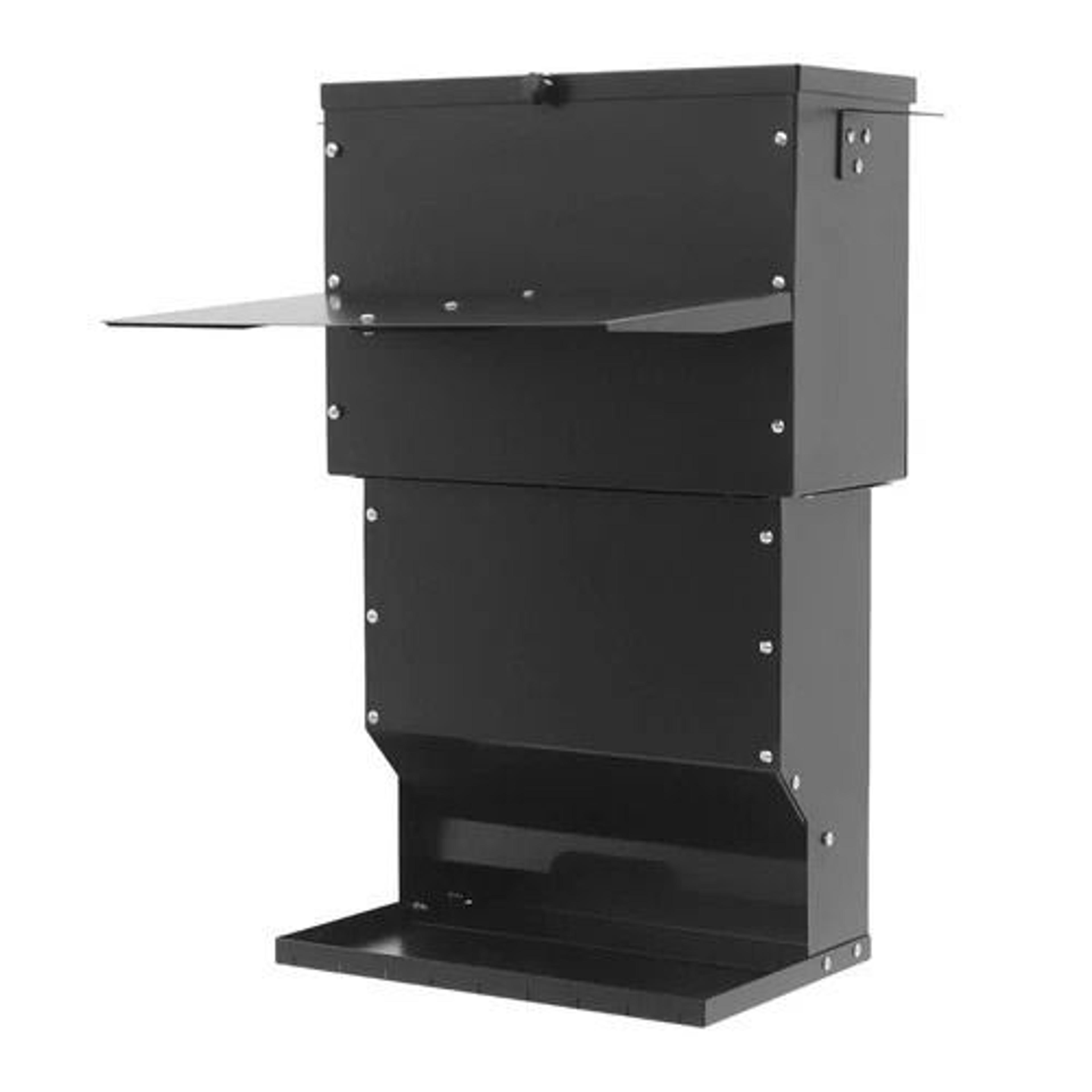 Weatherproof Hanging Deer Feeder With Lid Gravity Feed Box For Outdoor Wildlife Feeding 18