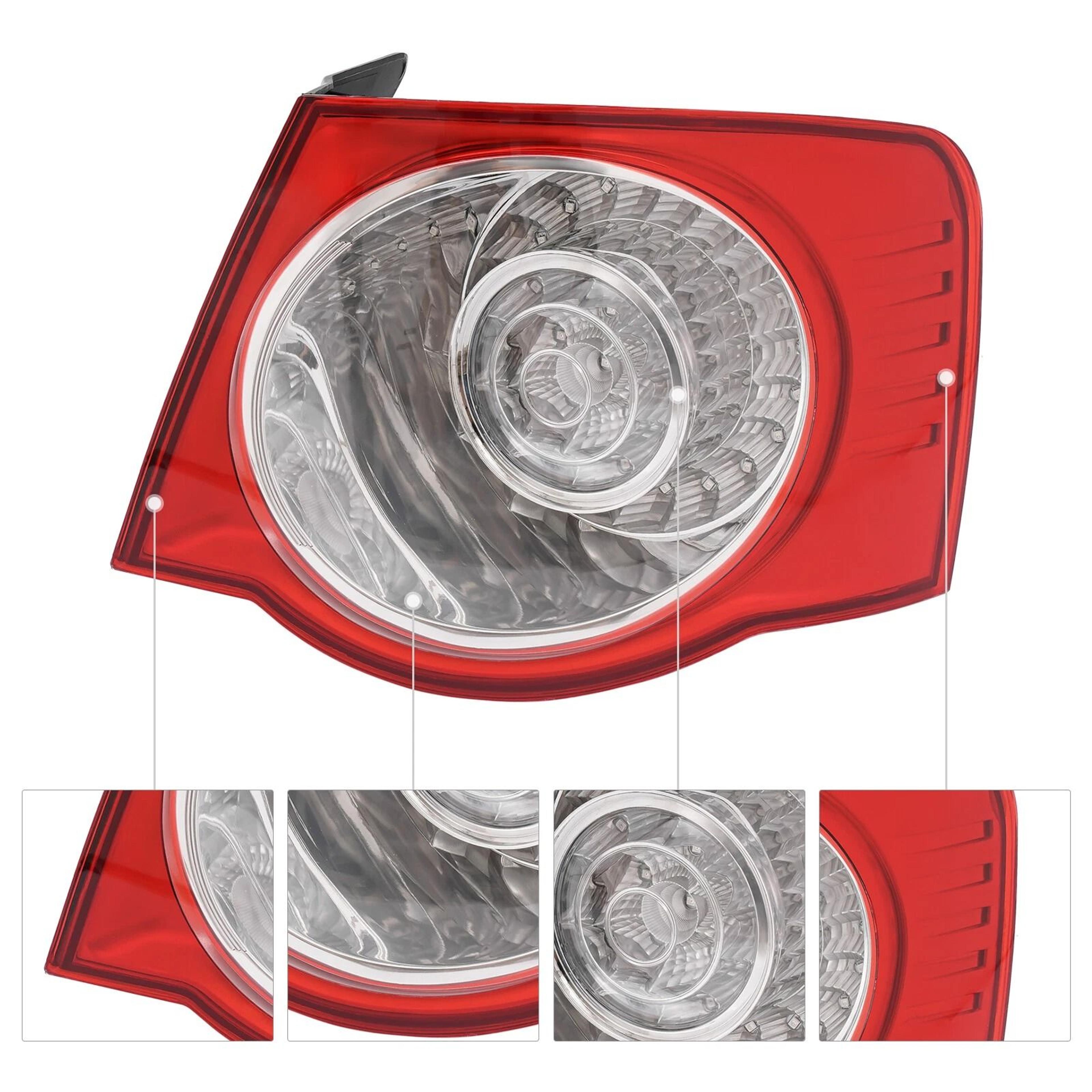 VW Jetta Right LED Tail Light Rear Passenger Lamp 2
